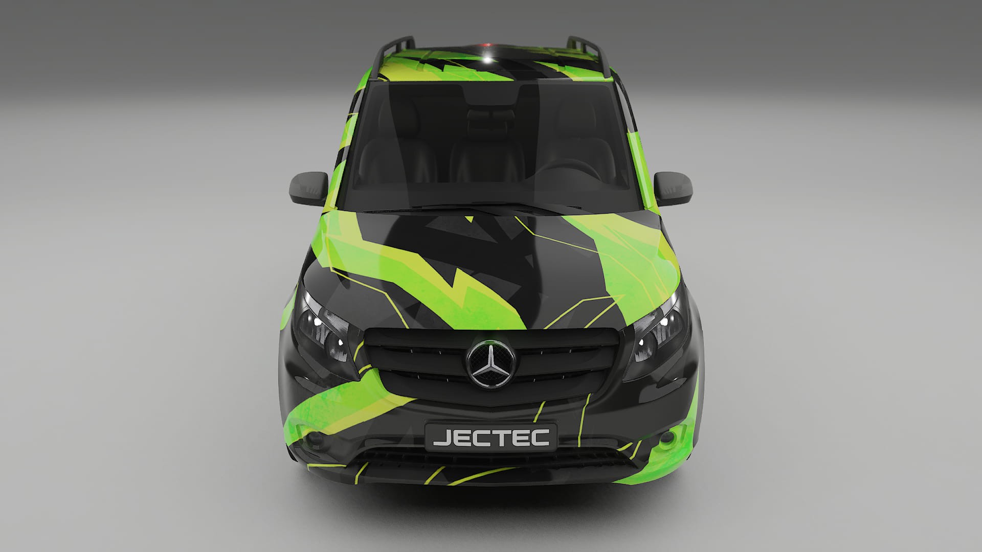 Mercedes Vito Short W447 prefacelift pre-LCI NINJA TURTLES – Ontworpen Wrap PPF Kit van Printbaar Polyurethaanfolie