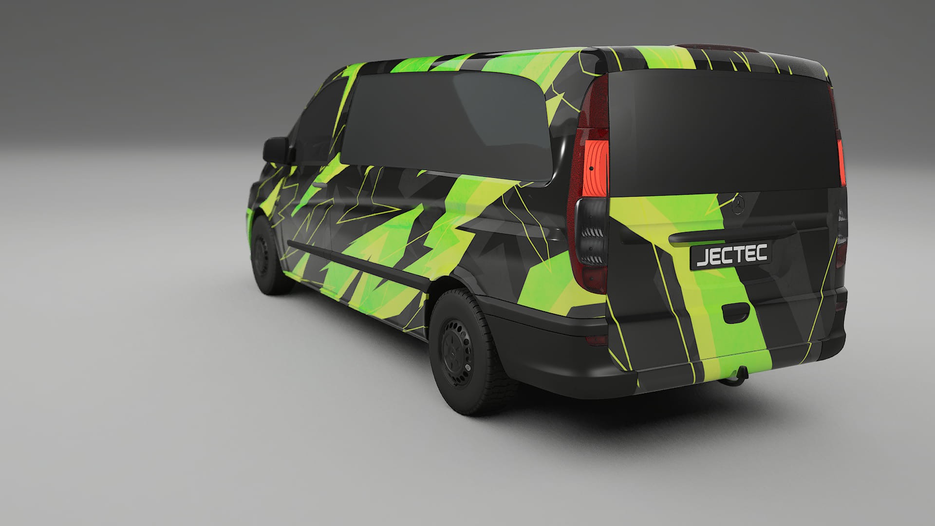 Mercedes Vito Short W639 facelift LCI NINJA TURTLES – Ontworpen Wrap PPF Kit van Printbaar Polyurethaanfolie