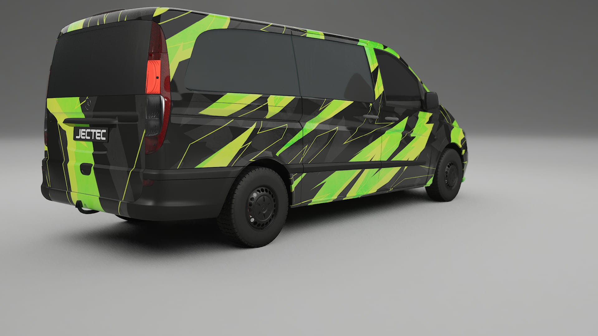 Mercedes Vito Short W639 facelift LCI NINJA TURTLES – Ontworpen Wrap PPF Kit van Printbaar Polyurethaanfolie