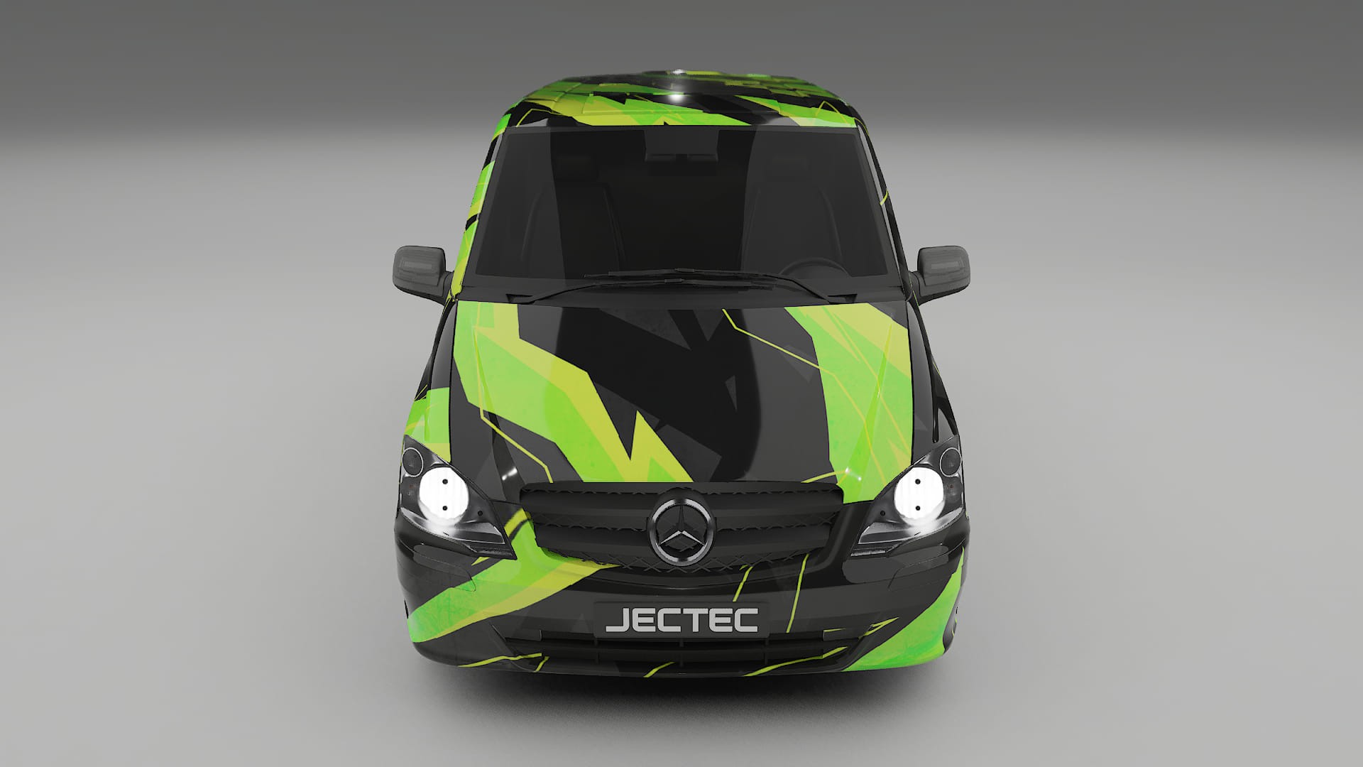 Mercedes Vito Short W639 facelift LCI NINJA TURTLES – Ontworpen Wrap PPF Kit van Printbaar Polyurethaanfolie