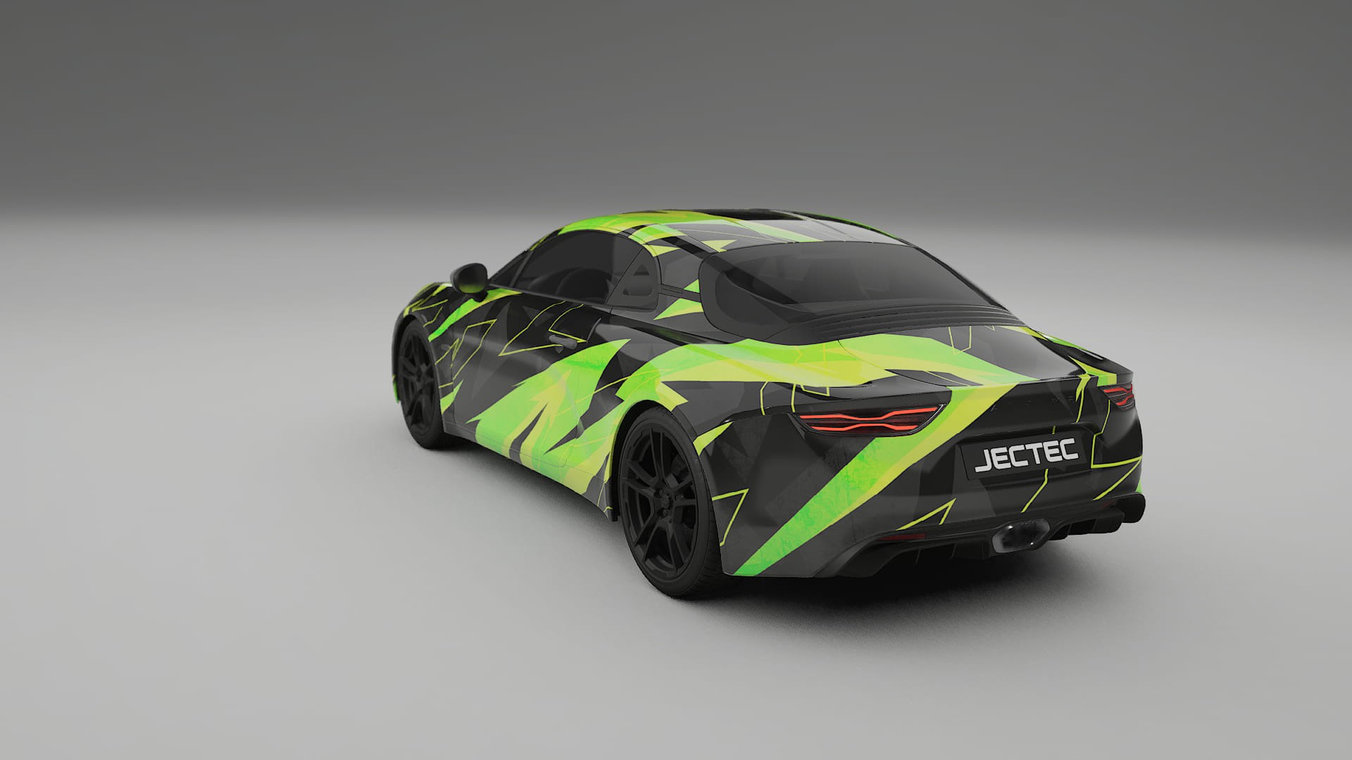 Renault Alpine A110 NINJA TURTLES – Ontworpen Wrap PPF Kit van Printbaar Polyurethaanfolie