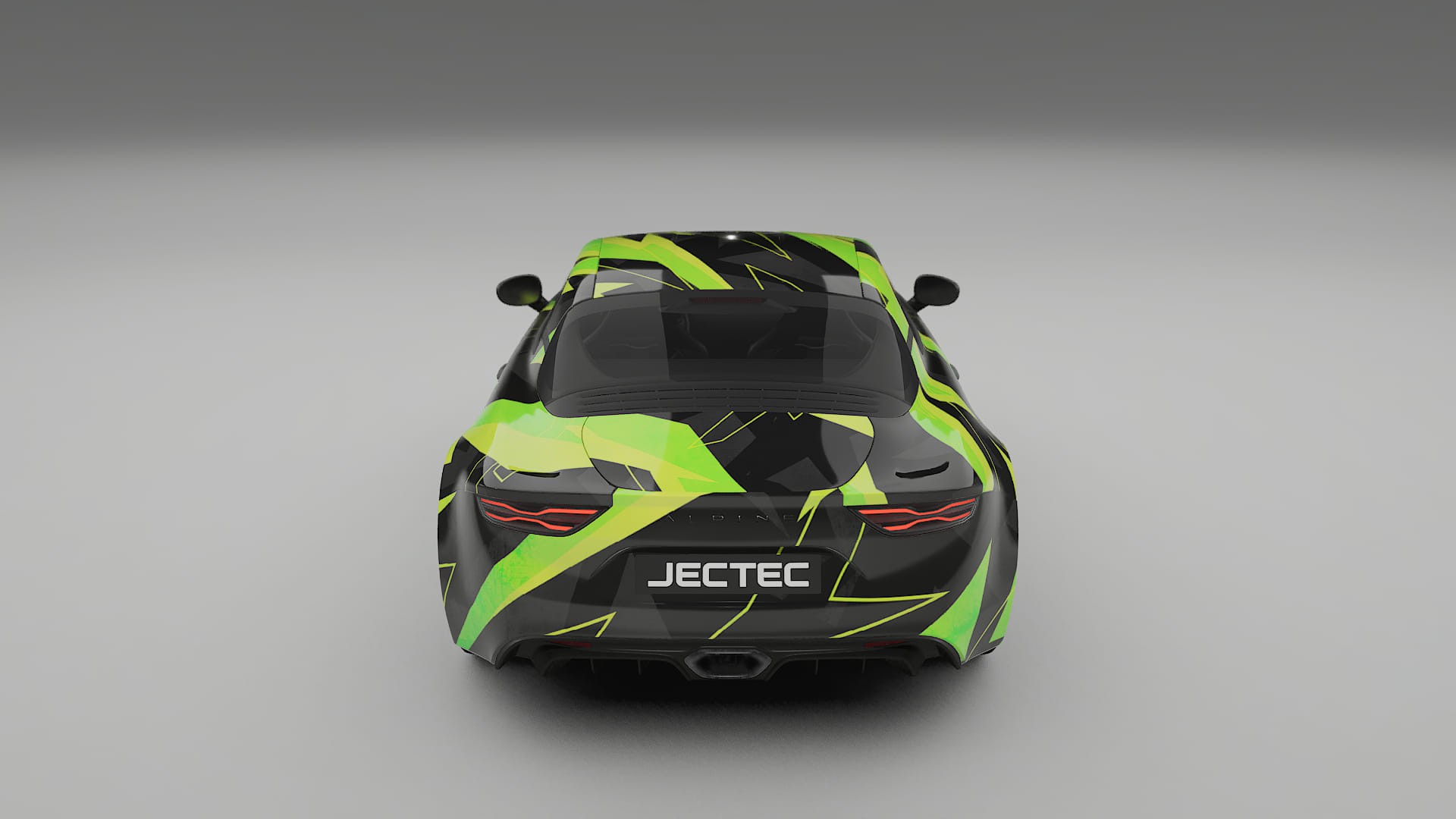 Renault Alpine A110 NINJA TURTLES – Ontworpen Wrap PPF Kit van Printbaar Polyurethaanfolie