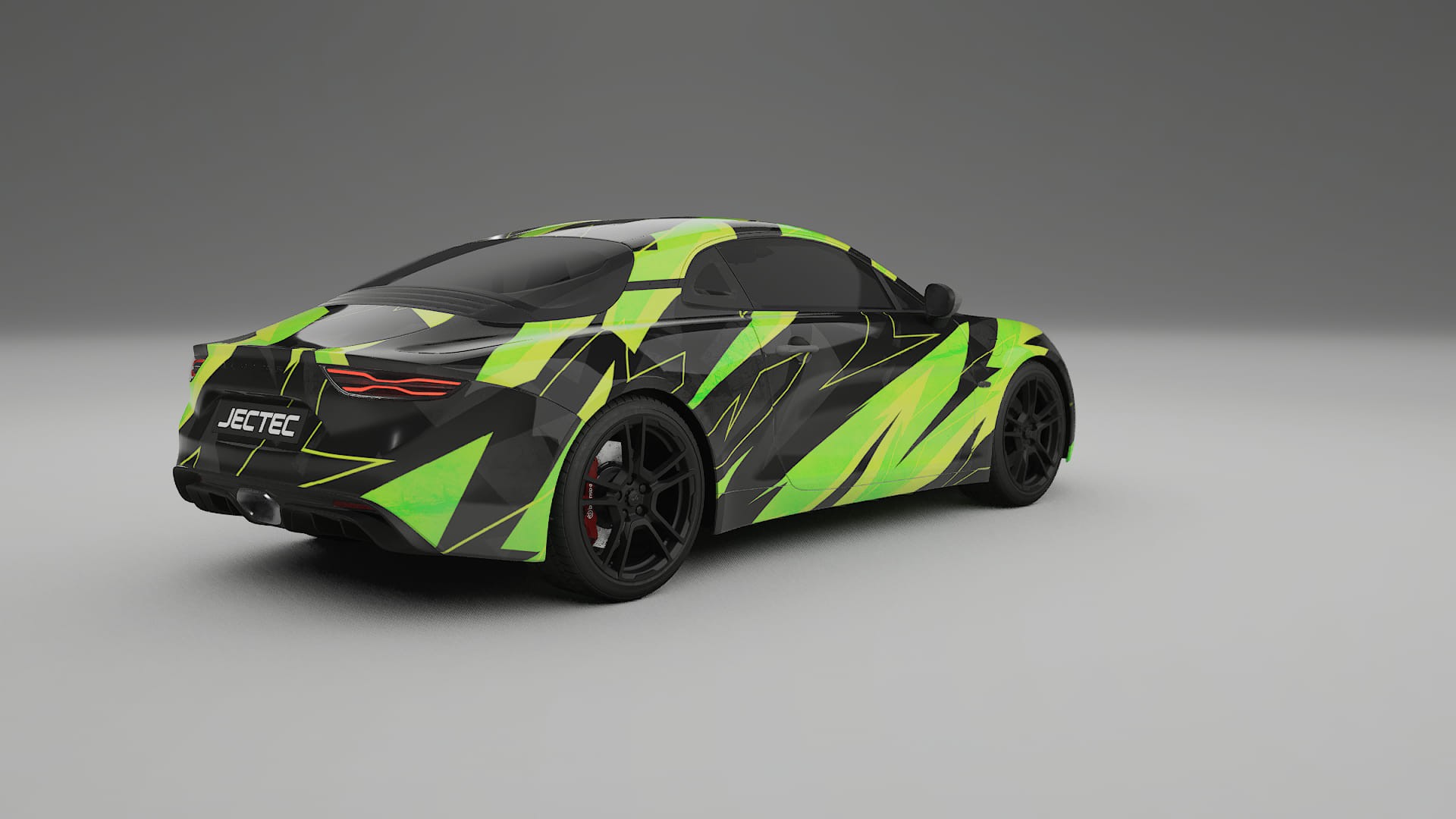 Renault Alpine A110 NINJA TURTLES – Ontworpen Wrap PPF Kit van Printbaar Polyurethaanfolie