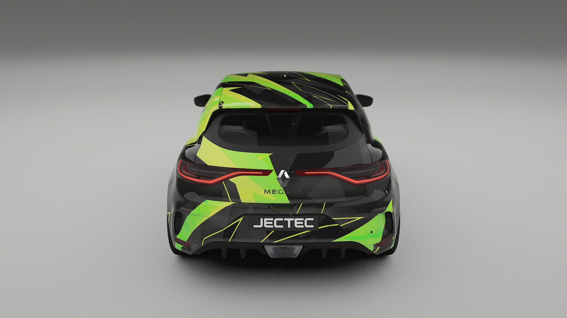 Renault Megane RS IV NINJA TURTLES – Ontworpen Wrap PPF Kit van Printbaar Polyurethaanfolie