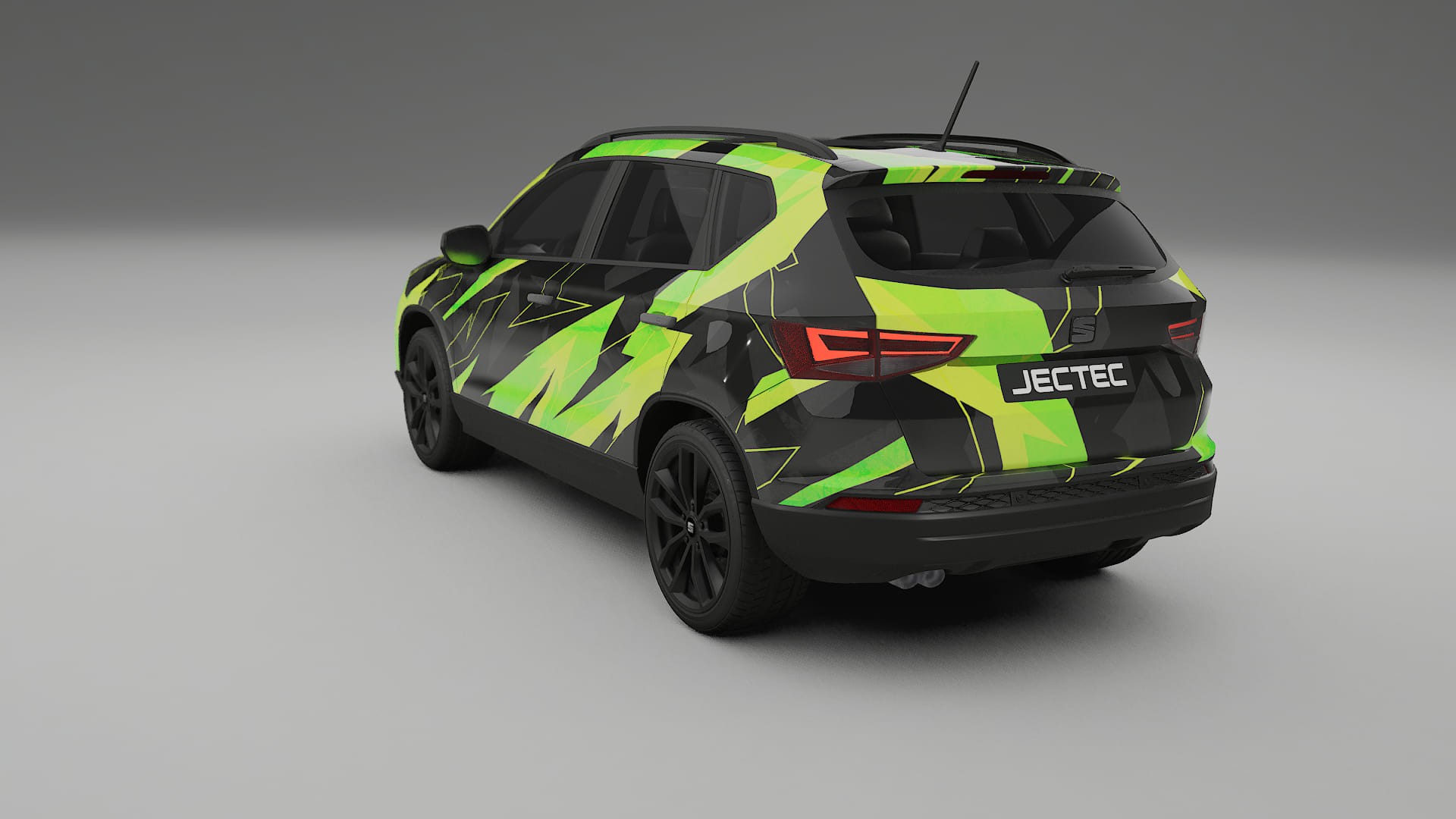Seat Ateca KH7 NINJA TURTLES – Ontworpen Wrap PPF Kit van Printbaar Polyurethaanfolie
