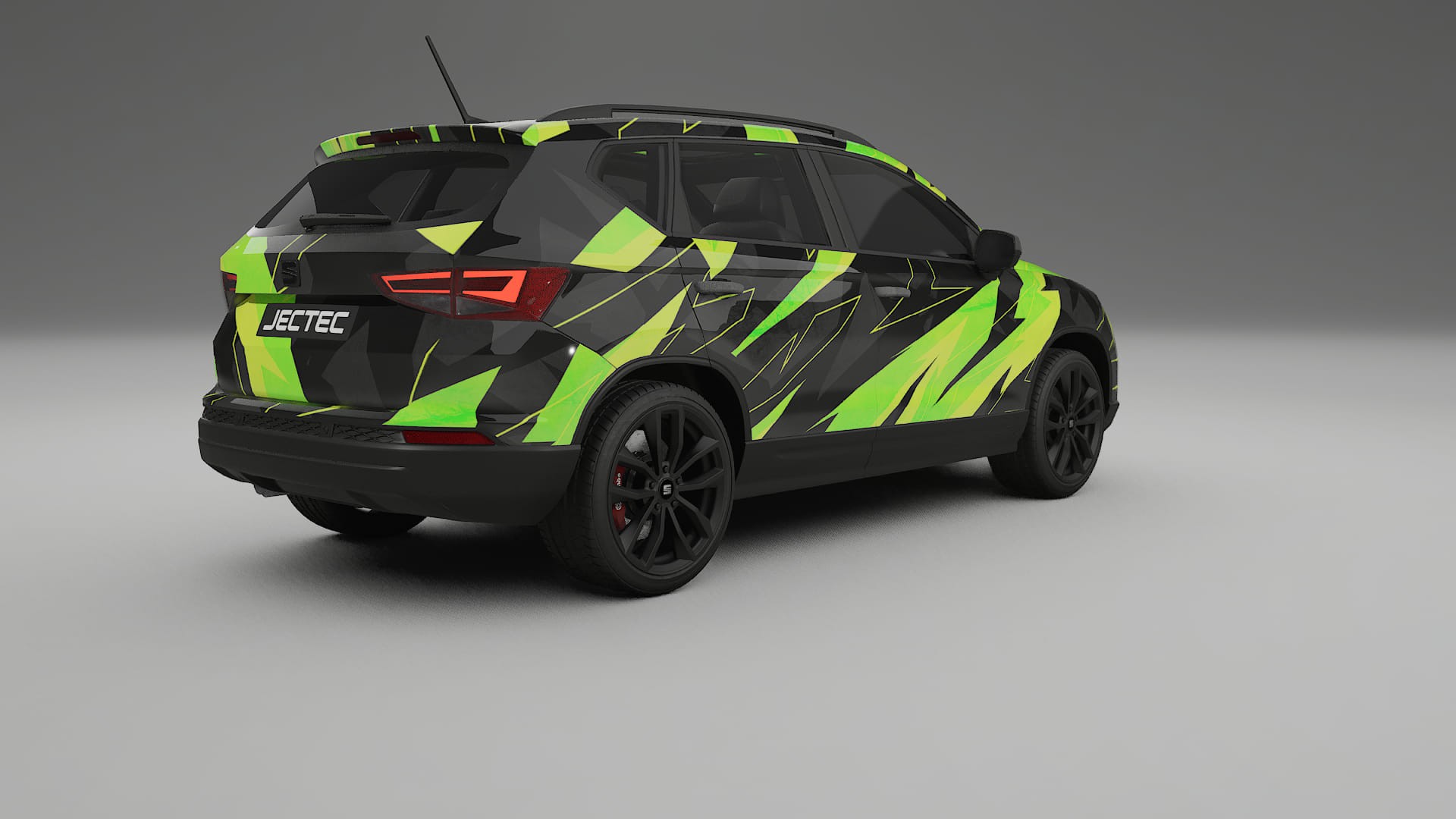 Seat Ateca KH7 NINJA TURTLES – Ontworpen Wrap PPF Kit van Printbaar Polyurethaanfolie