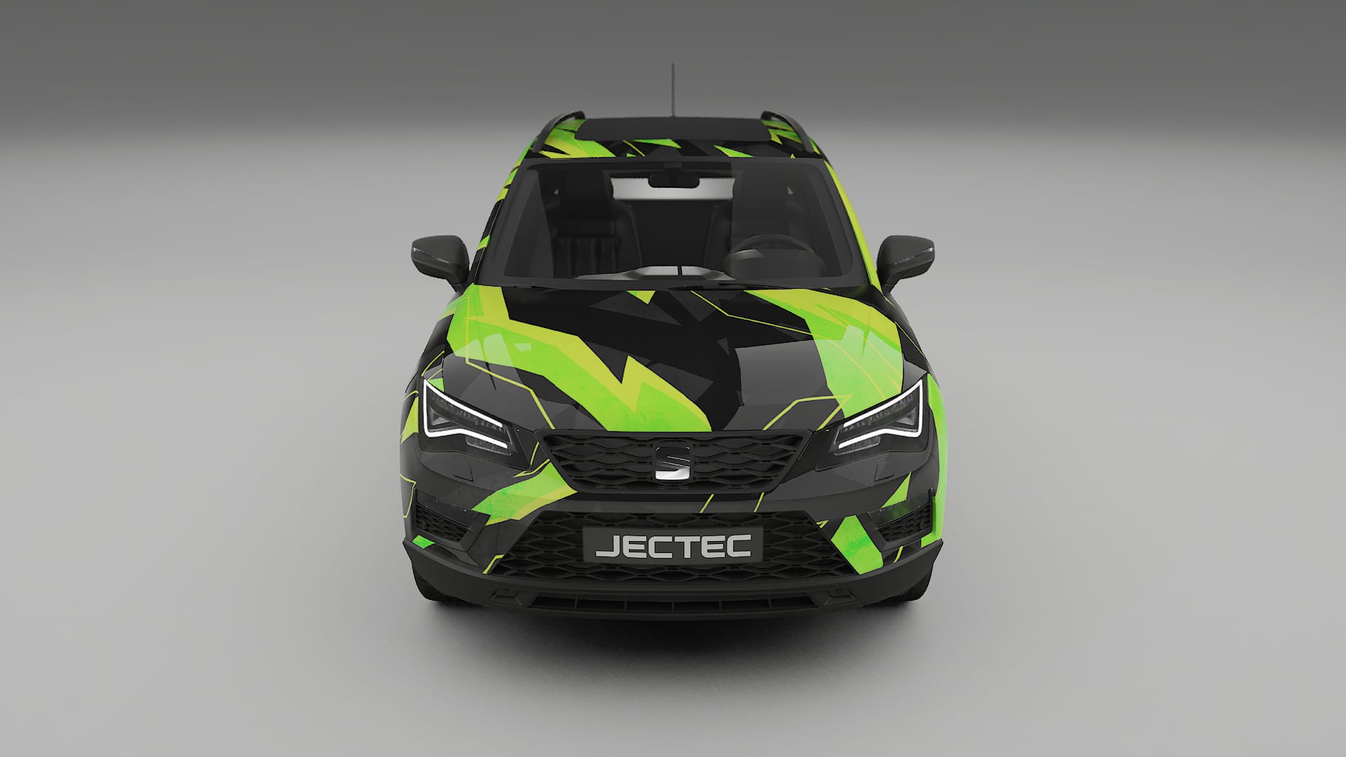 Seat Ateca KH7 NINJA TURTLES – Ontworpen Wrap PPF Kit van Printbaar Polyurethaanfolie
