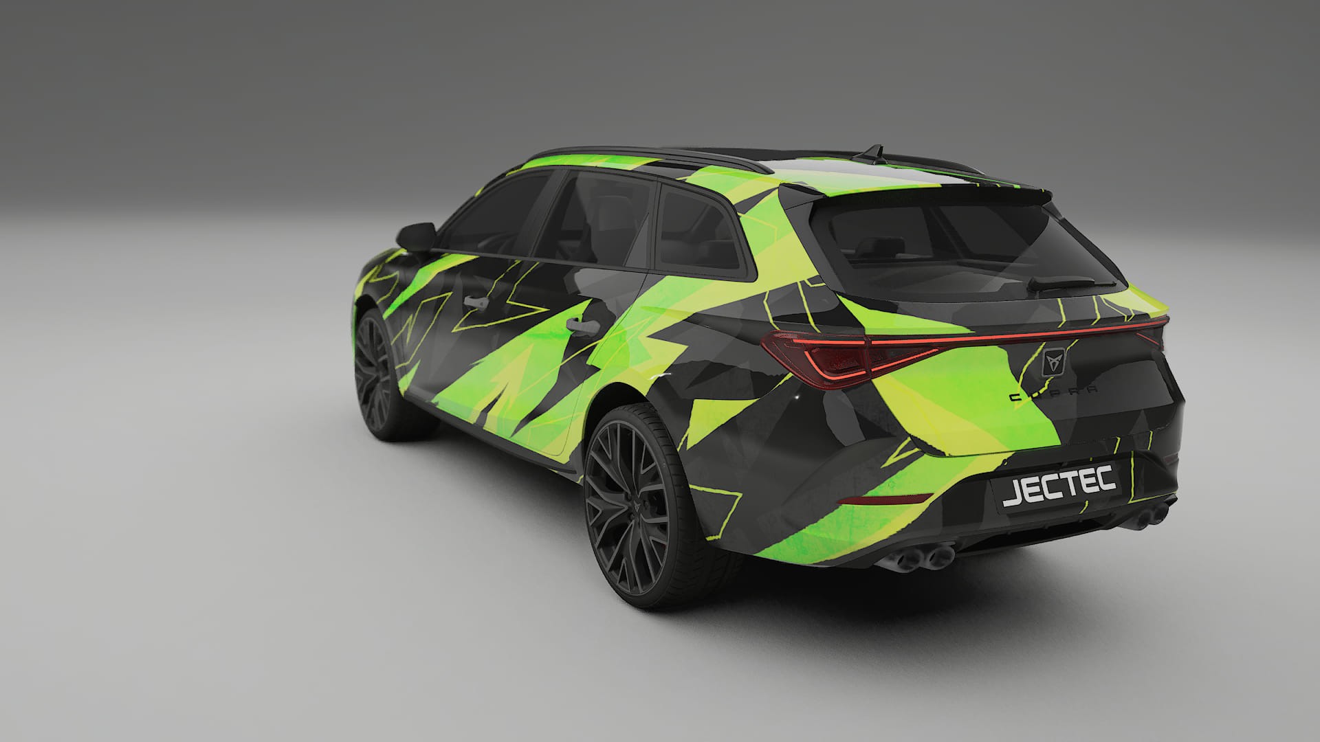 Seat Leon Cupra KL NINJA TURTLES – Ontworpen Wrap PPF Kit van Printbaar Polyurethaanfolie