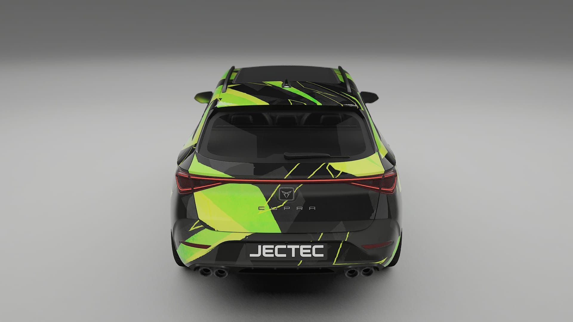 Seat Leon Cupra KL NINJA TURTLES – Ontworpen Wrap PPF Kit van Printbaar Polyurethaanfolie
