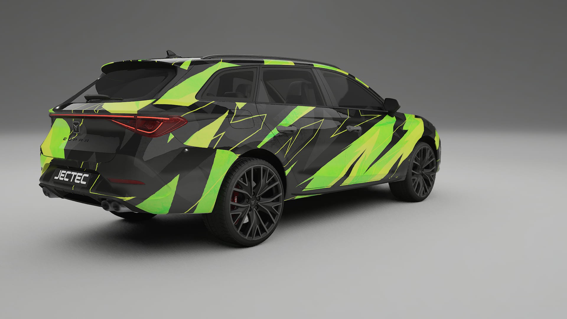 Seat Leon Cupra KL NINJA TURTLES – Ontworpen Wrap PPF Kit van Printbaar Polyurethaanfolie