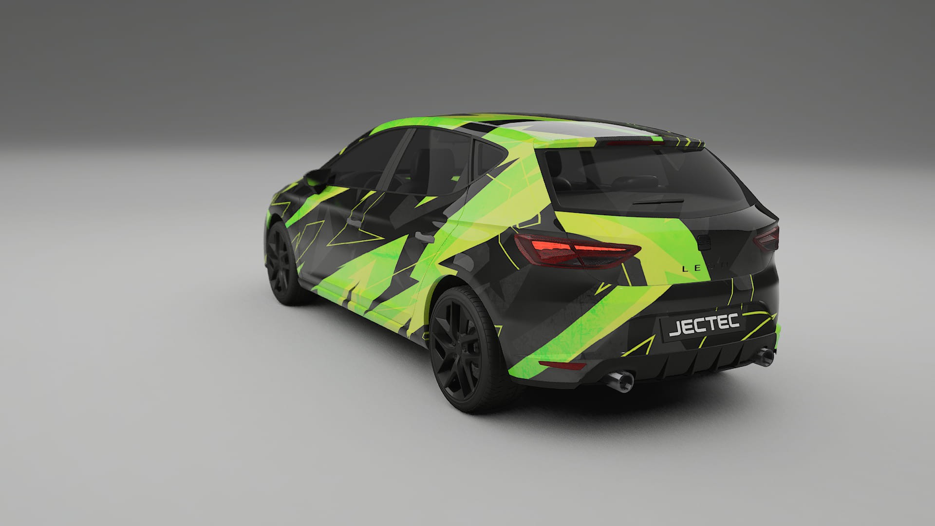 Seat Leon FR 5F NINJA TURTLES – Ontworpen Wrap PPF Kit van Printbaar Polyurethaanfolie