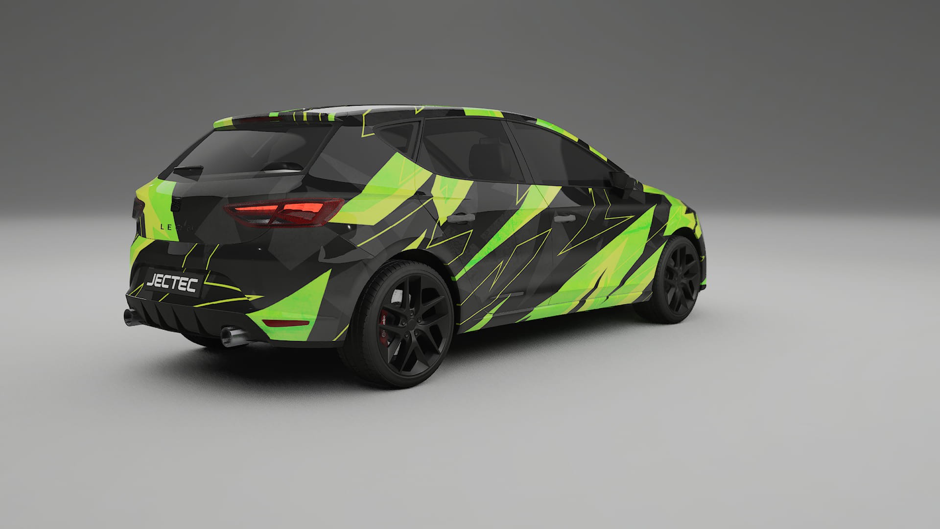 Seat Leon FR 5F NINJA TURTLES – Ontworpen Wrap PPF Kit van Printbaar Polyurethaanfolie