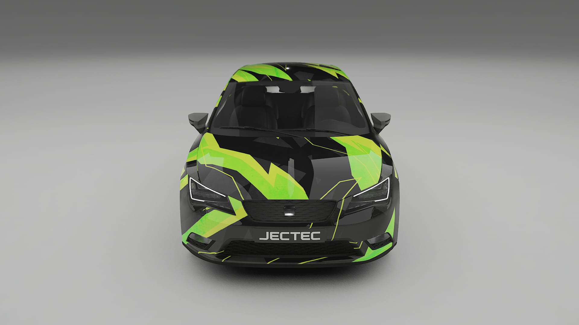 Seat Leon FR 5F NINJA TURTLES – Ontworpen Wrap PPF Kit van Printbaar Polyurethaanfolie
