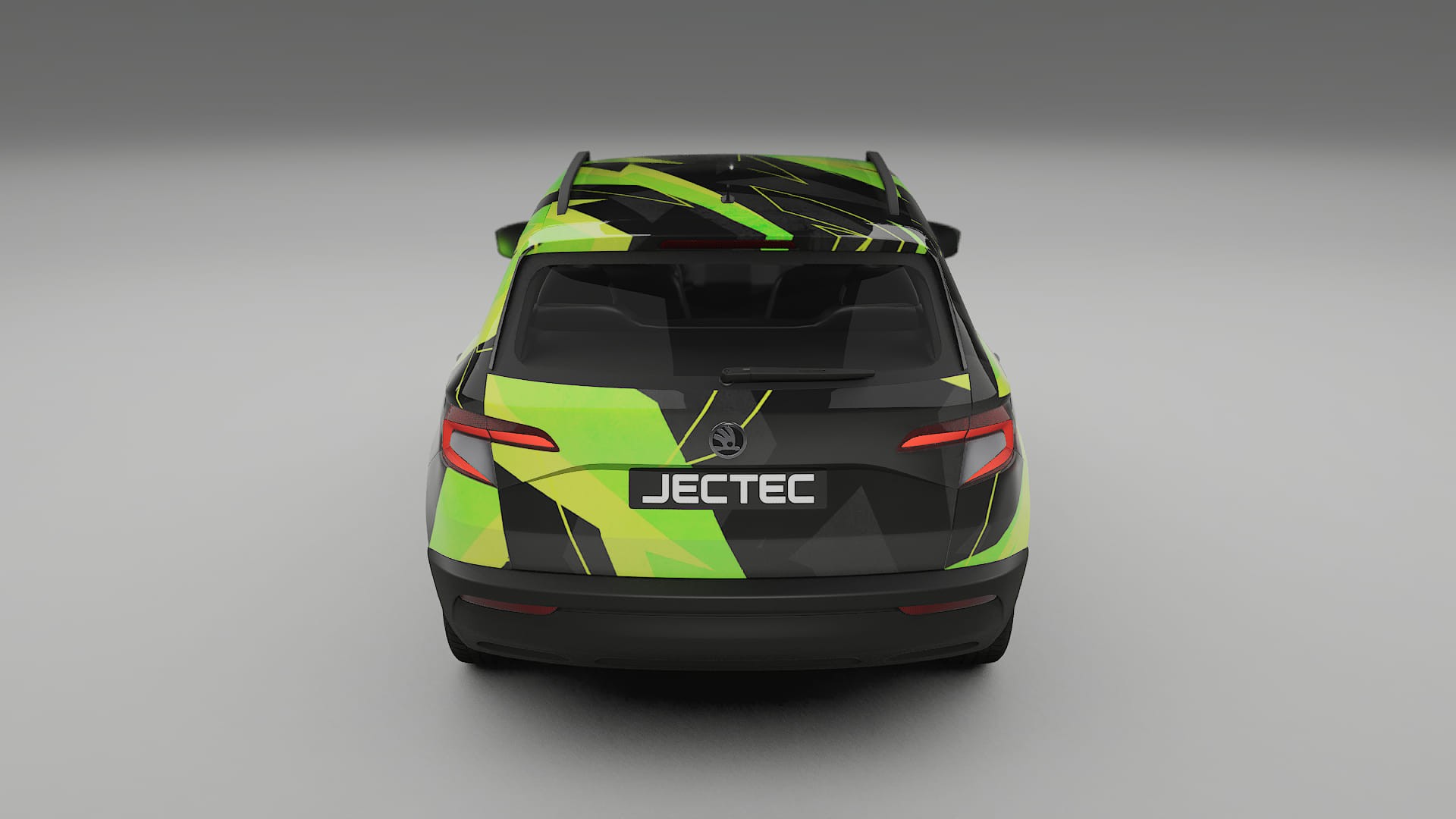 Škoda Karoq NU7 NINJA TURTLES – Ontworpen Wrap PPF Kit van Printbaar Polyurethaanfolie
