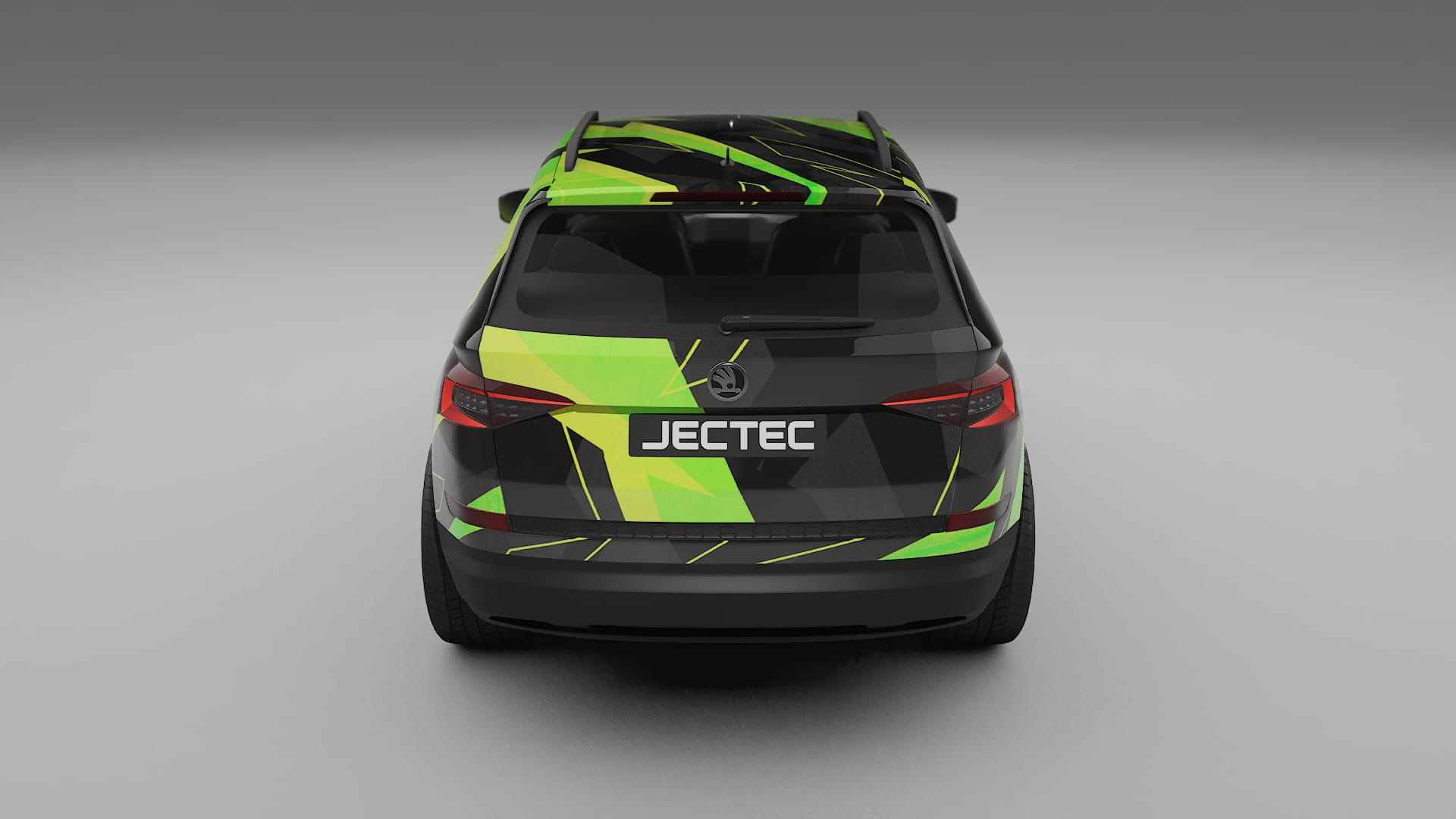 Škoda Kodiaq NS7 NINJA TURTLES – Ontworpen Wrap PPF Kit van Printbaar Polyurethaanfolie