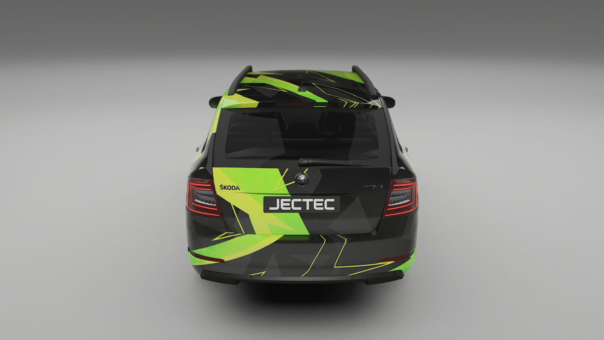 Škoda Octavia combi 5E NINJA TURTLES – Ontworpen Wrap PPF Kit van Printbaar Polyurethaanfolie