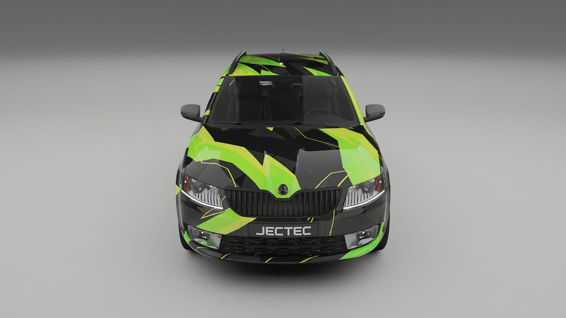 Škoda Octavia combi 5E NINJA TURTLES – Ontworpen Wrap PPF Kit van Printbaar Polyurethaanfolie