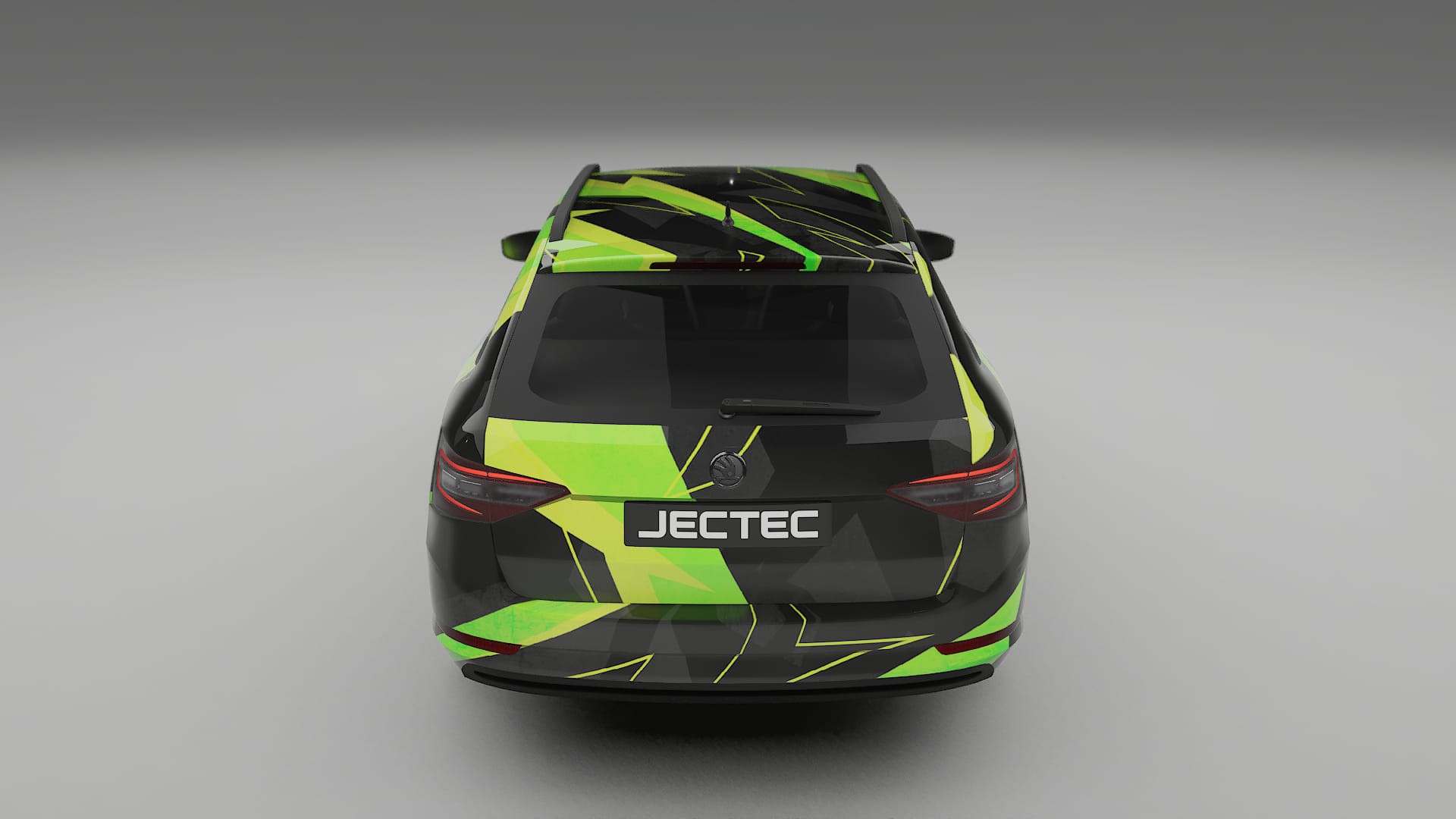 Škoda Superb B8 NINJA TURTLES – Ontworpen Wrap PPF Kit van Printbaar Polyurethaanfolie