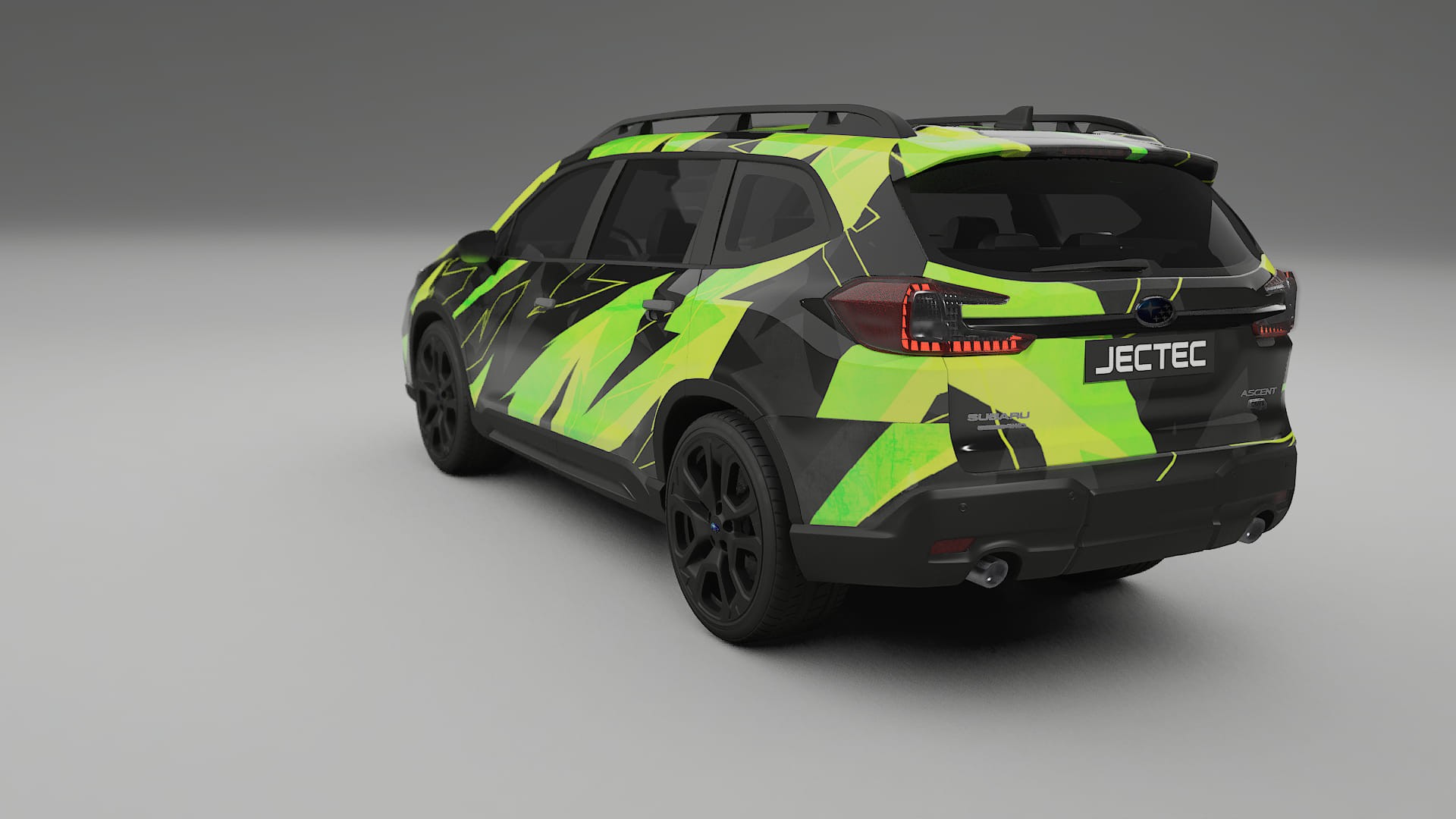 Subaru Ascent BT facelift LCI NINJA TURTLES – Ontworpen Wrap PPF Kit van Printbaar Polyurethaanfolie
