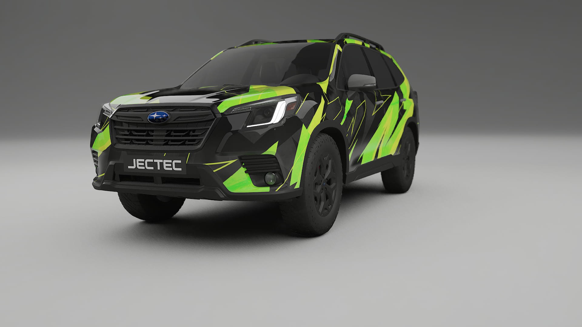 Subaru Forester V SK facelift LCI NINJA TURTLES – Ontworpen Wrap PPF Kit van Printbaar Polyurethaanfolie