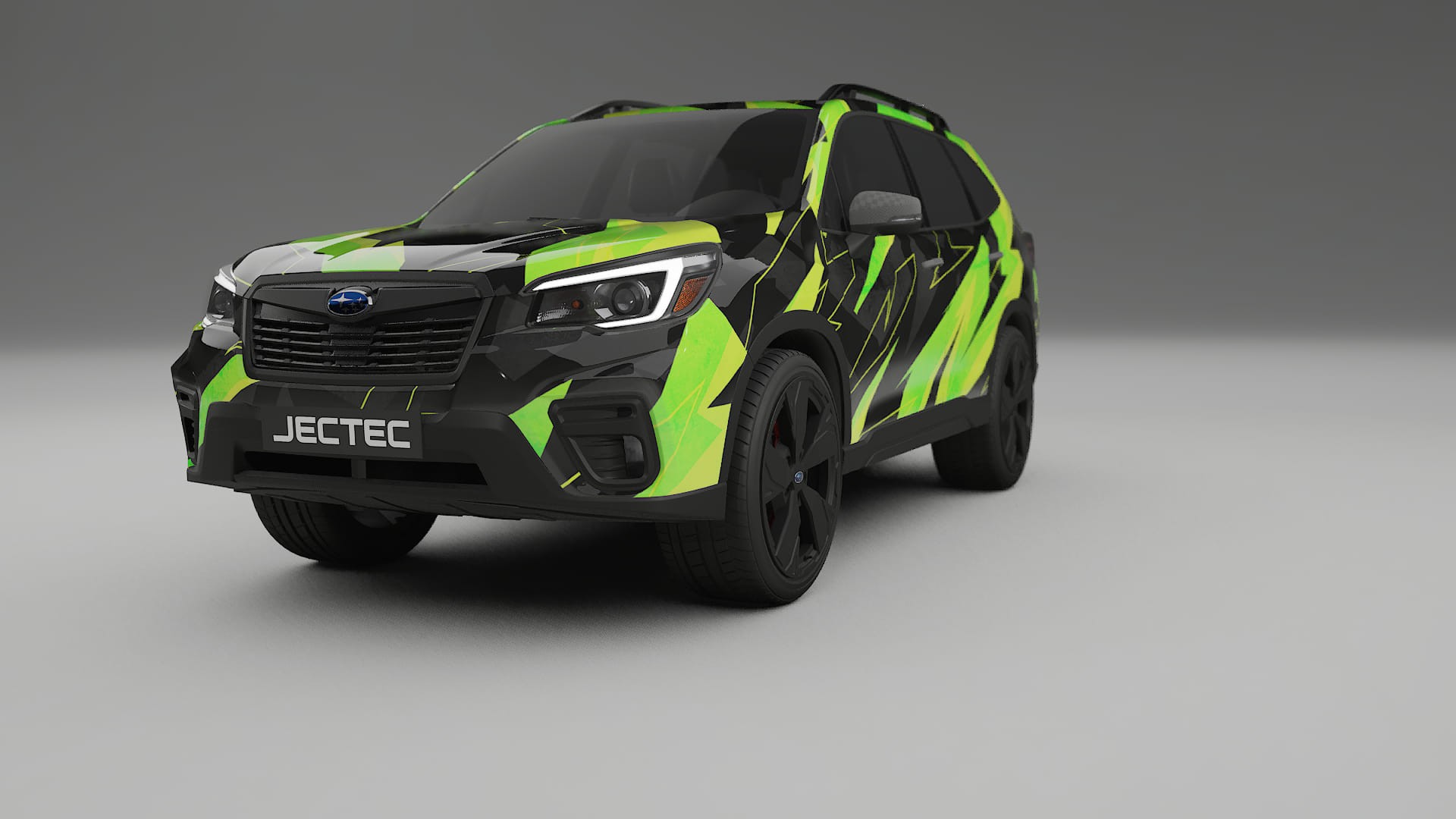 Subaru Forester V SK prefacelift pre-LCI NINJA TURTLES – Ontworpen Wrap PPF Kit van Printbaar Polyurethaanfolie