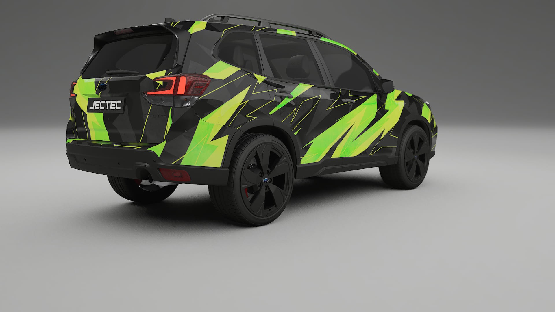 Subaru Forester V SK prefacelift pre-LCI NINJA TURTLES – Ontworpen Wrap PPF Kit van Printbaar Polyurethaanfolie