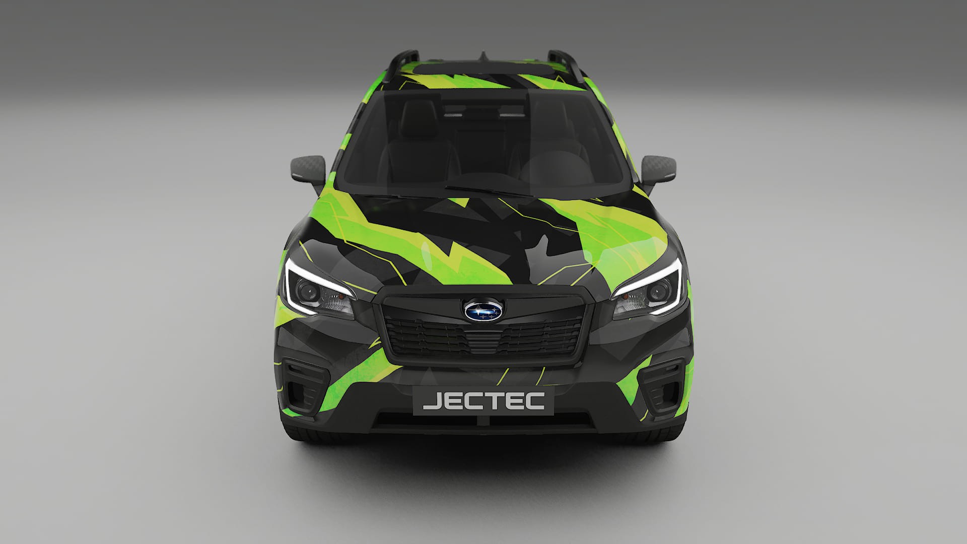Subaru Forester V SK prefacelift pre-LCI NINJA TURTLES – Ontworpen Wrap PPF Kit van Printbaar Polyurethaanfolie