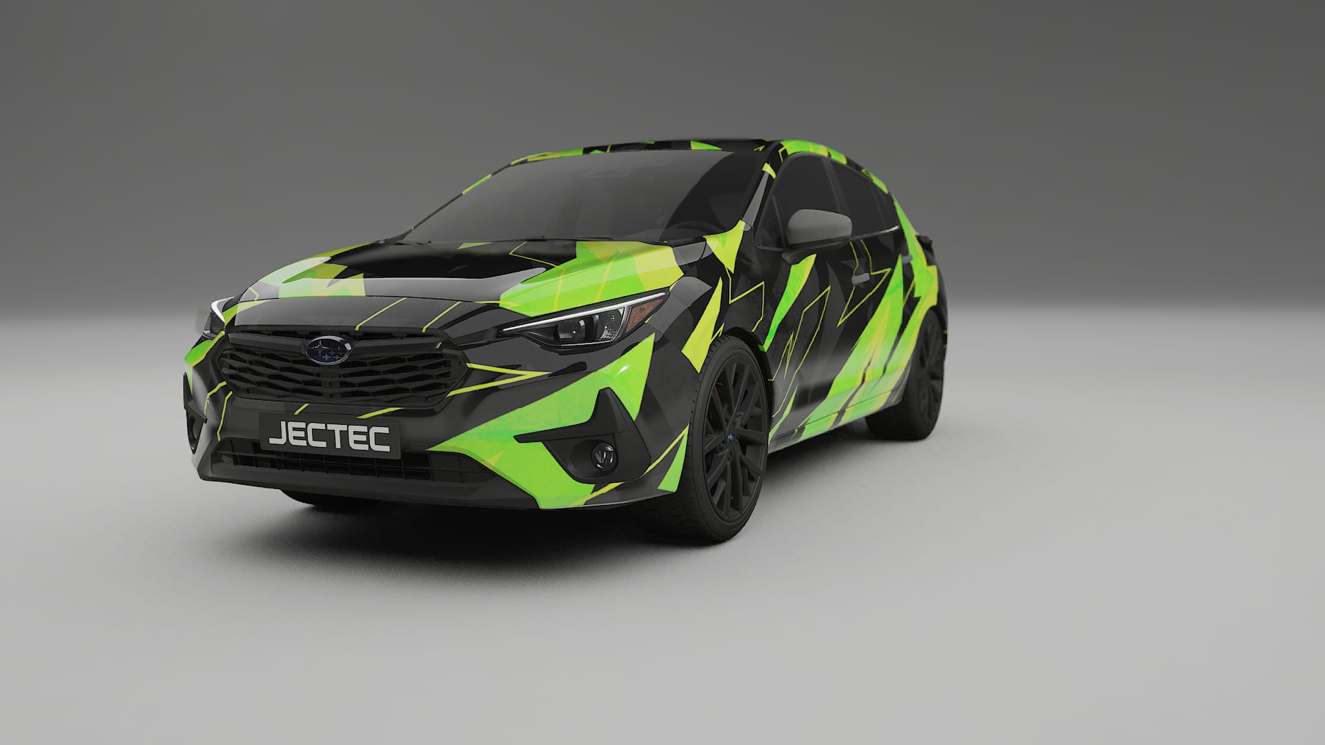 Subaru Impreza GU NINJA TURTLES – Ontworpen Wrap PPF Kit van Printbaar Polyurethaanfolie