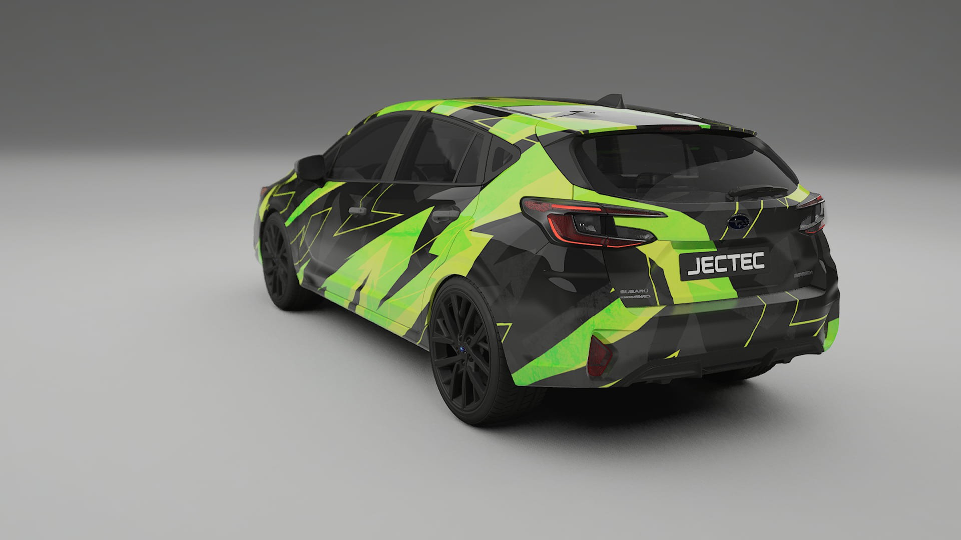 Subaru Impreza GU NINJA TURTLES – Ontworpen Wrap PPF Kit van Printbaar Polyurethaanfolie