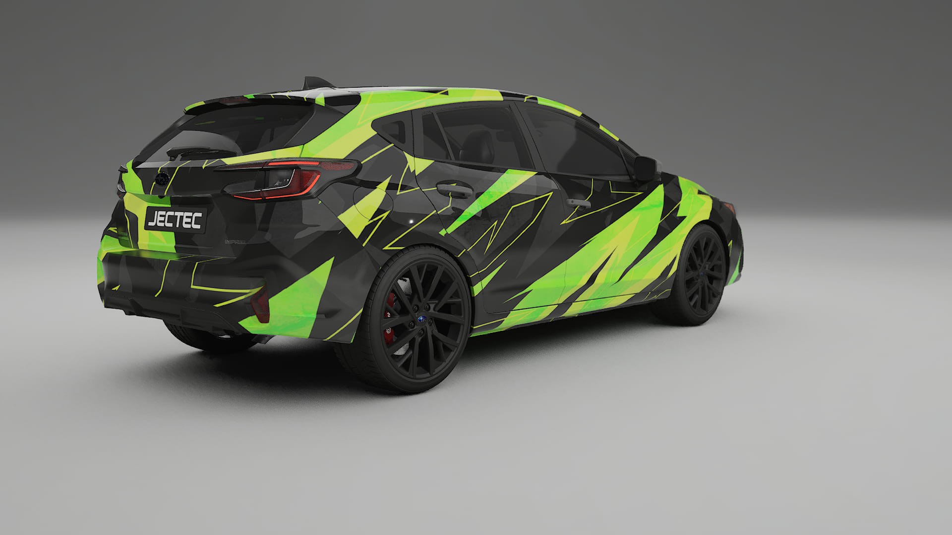 Subaru Impreza GU NINJA TURTLES – Ontworpen Wrap PPF Kit van Printbaar Polyurethaanfolie