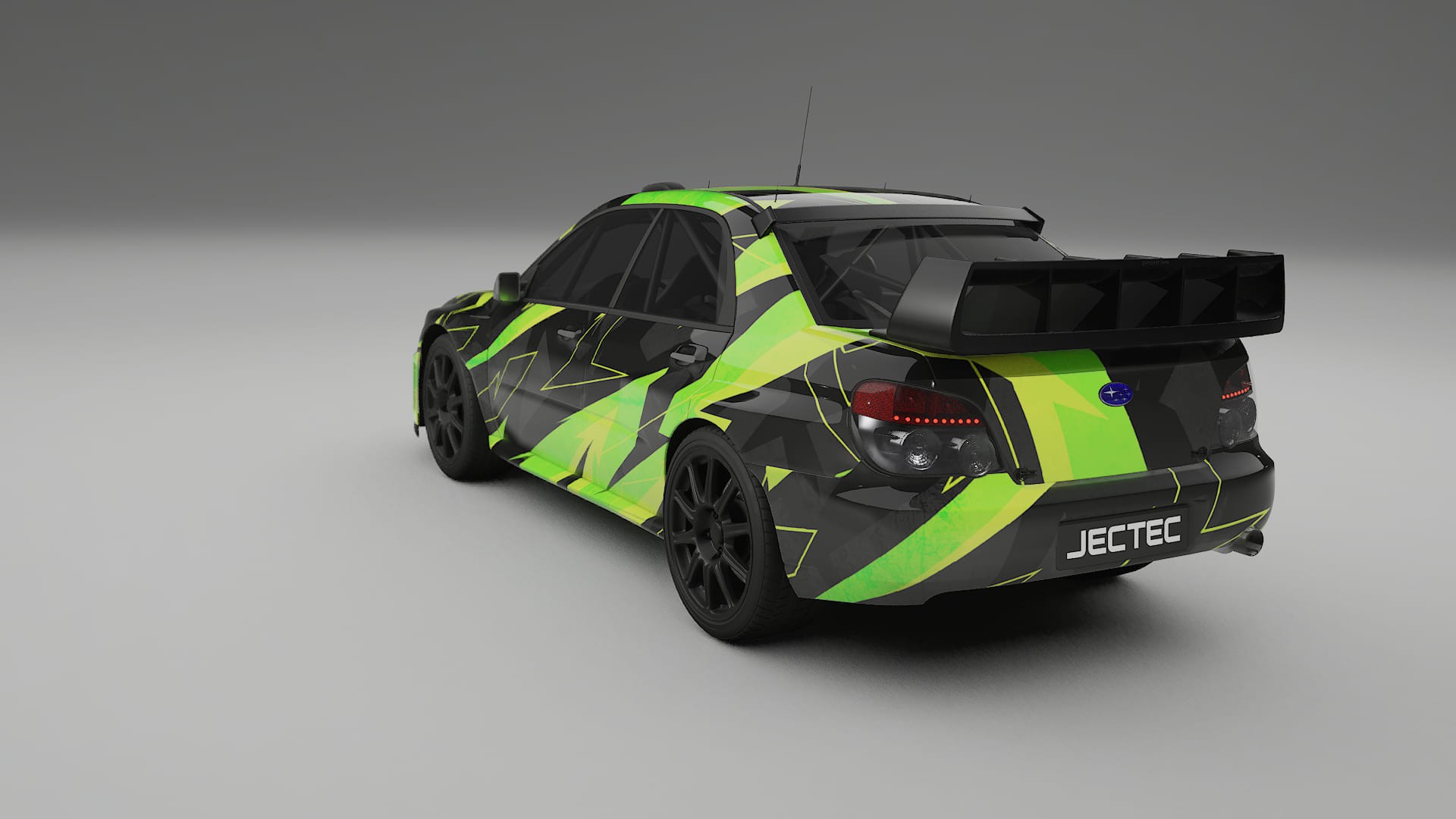 Subaru Impreza WRC GD NINJA TURTLES – Ontworpen Wrap PPF Kit van Printbaar Polyurethaanfolie
