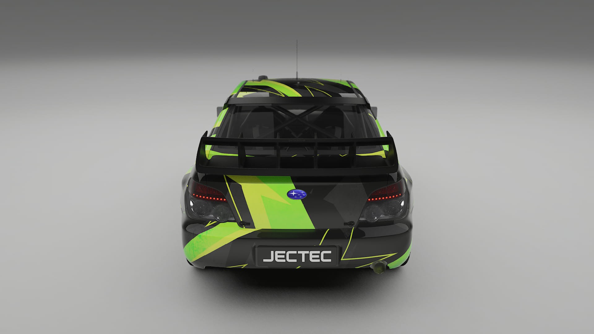 Subaru Impreza WRC GD NINJA TURTLES – Ontworpen Wrap PPF Kit van Printbaar Polyurethaanfolie