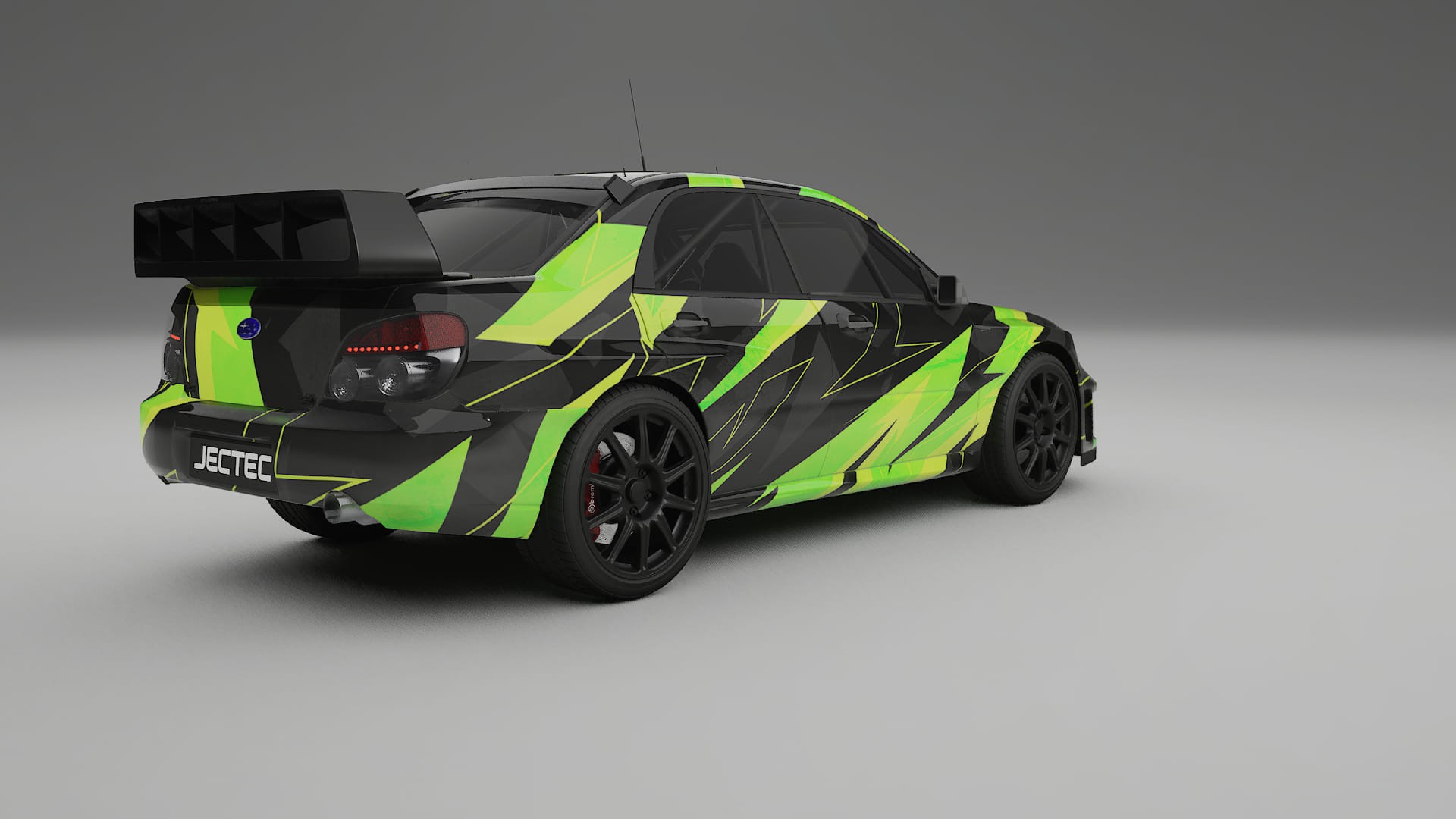 Subaru Impreza WRC GD NINJA TURTLES – Ontworpen Wrap PPF Kit van Printbaar Polyurethaanfolie