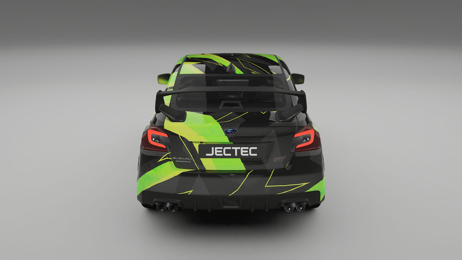 Subaru Impreza WRX Sti VA prefacelift pre-LCI NINJA TURTLES – Ontworpen Wrap PPF Kit van Printbaar Polyurethaanfolie