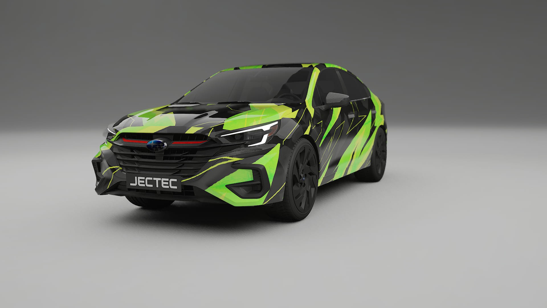 Subaru Legacy BW NINJA TURTLES – Ontworpen Wrap PPF Kit van Printbaar Polyurethaanfolie