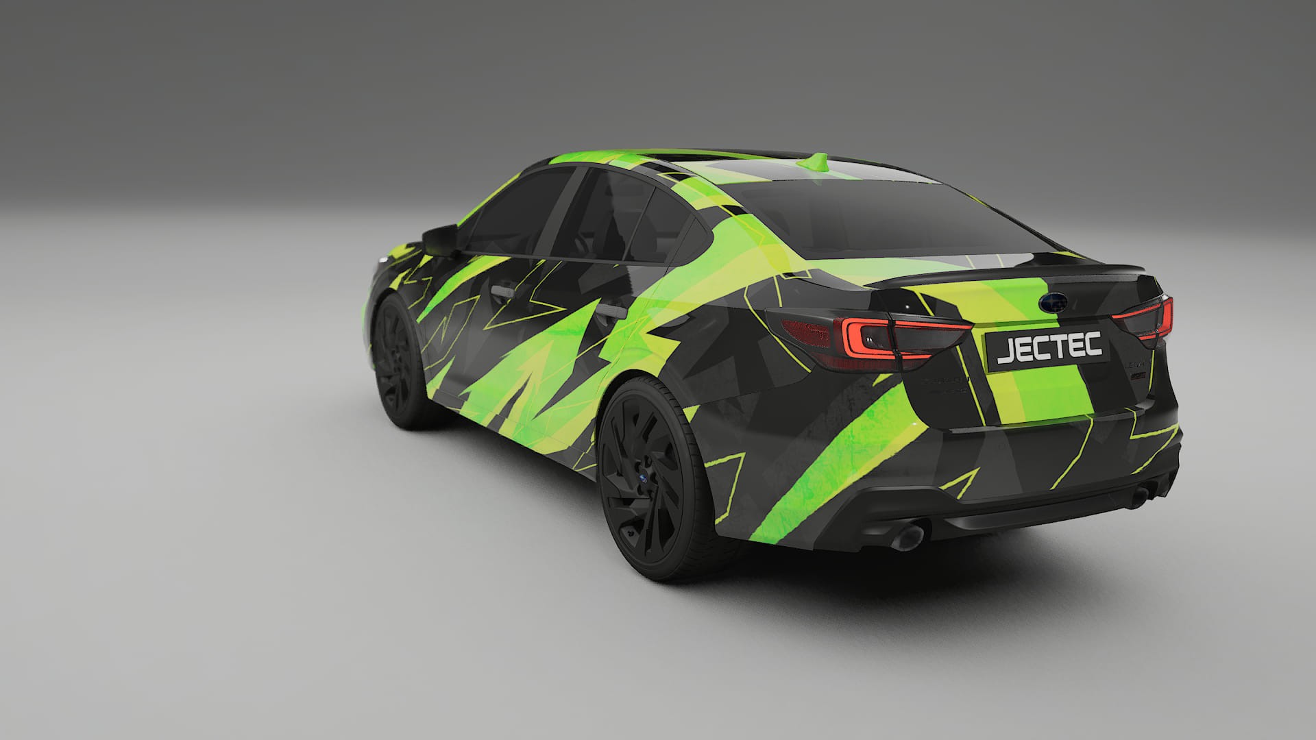 Subaru Legacy BW NINJA TURTLES – Ontworpen Wrap PPF Kit van Printbaar Polyurethaanfolie