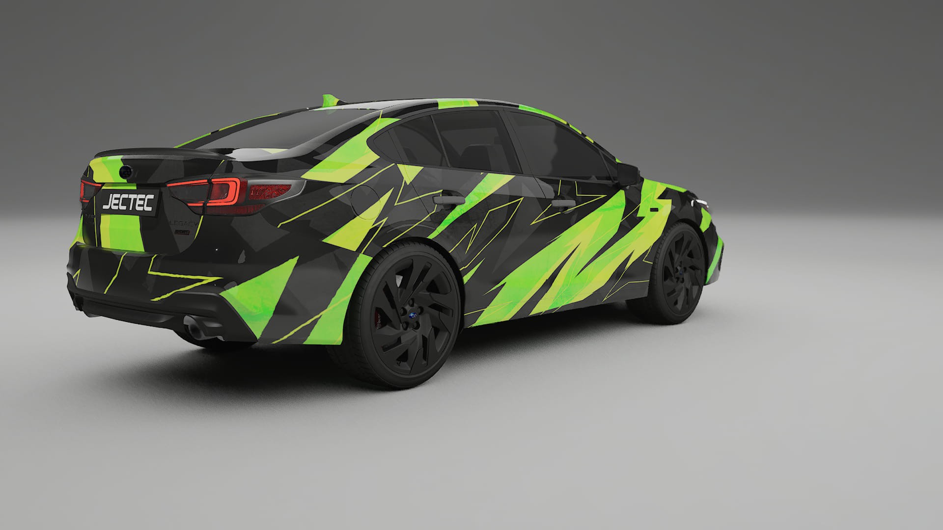 Subaru Legacy BW NINJA TURTLES – Ontworpen Wrap PPF Kit van Printbaar Polyurethaanfolie