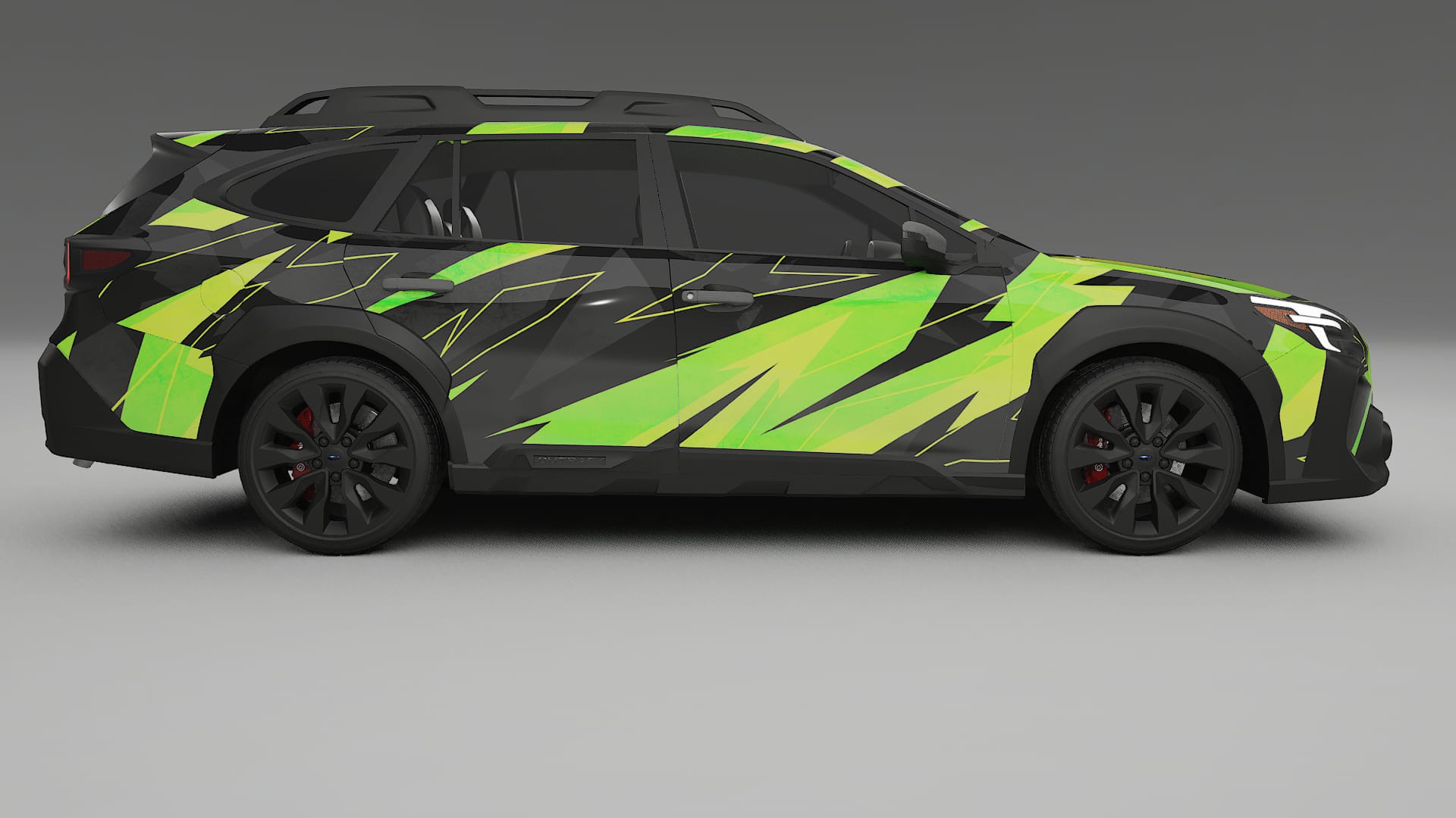 Subaru Outback VI BS facelift LCI NINJA TURTLES – Ontworpen Wrap PPF Kit van Printbaar Polyurethaanfolie