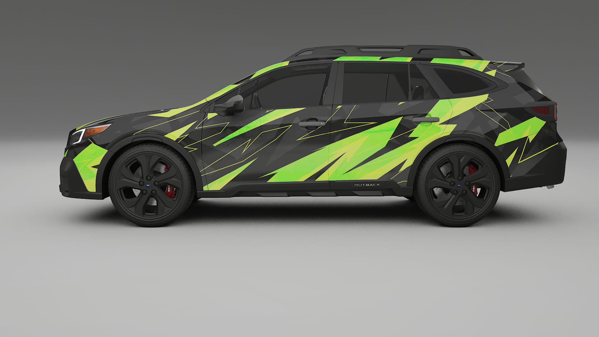 Subaru Outback VI BS prefacelift pre-LCI NINJA TURTLES – Ontworpen Wrap PPF Kit van Printbaar Polyurethaanfolie