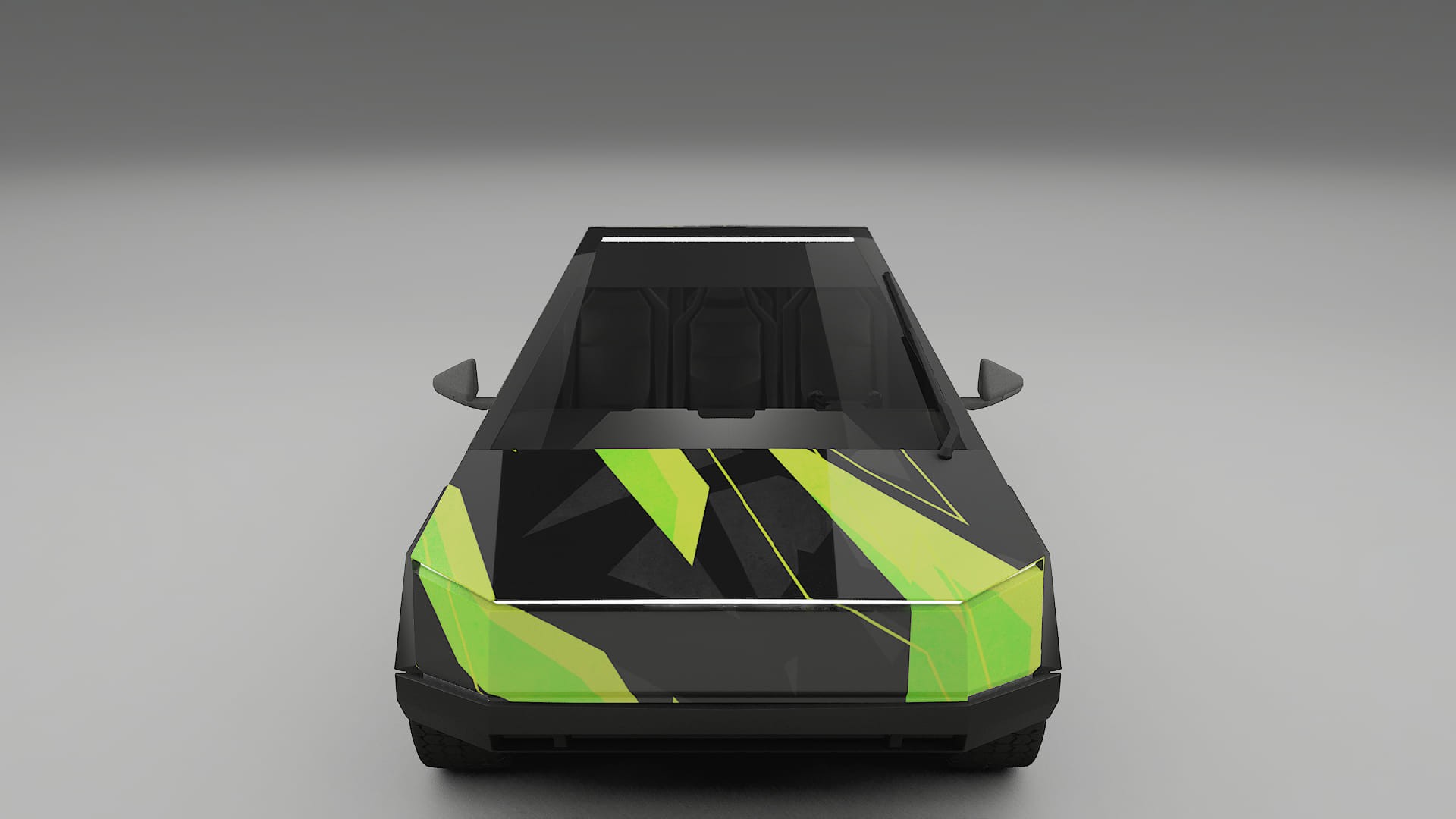 Tesla Cybertruck NINJA TURTLES – Ontworpen Wrap PPF Kit van Printbaar Polyurethaanfolie