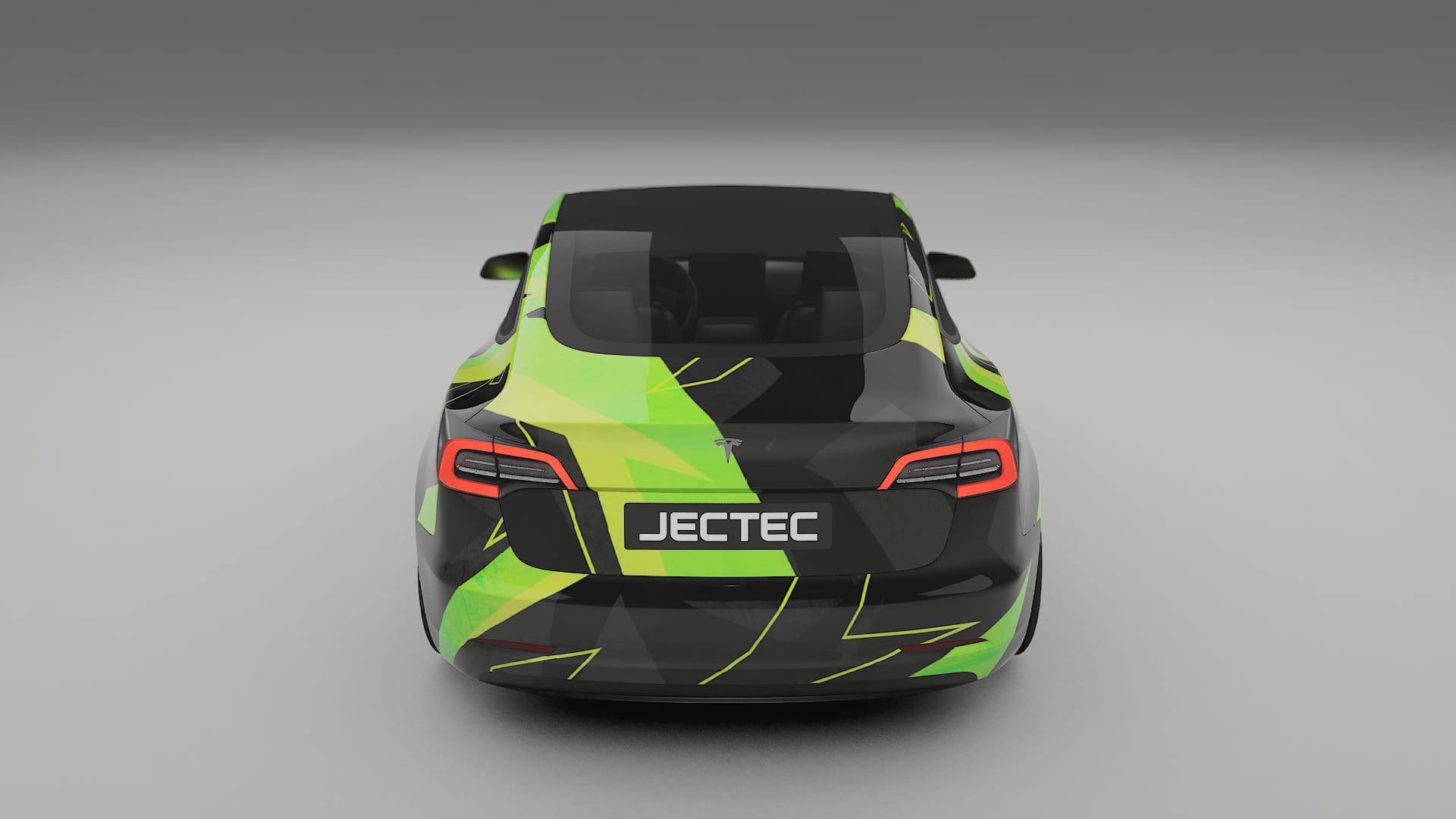 Tesla Model 3 NINJA TURTLES – Ontworpen Wrap PPF Kit van Printbaar Polyurethaanfolie