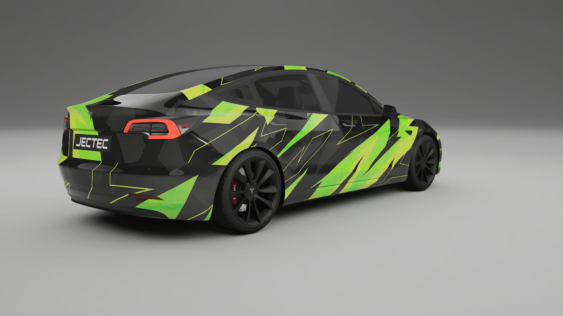 Tesla Model 3 NINJA TURTLES – Ontworpen Wrap PPF Kit van Printbaar Polyurethaanfolie