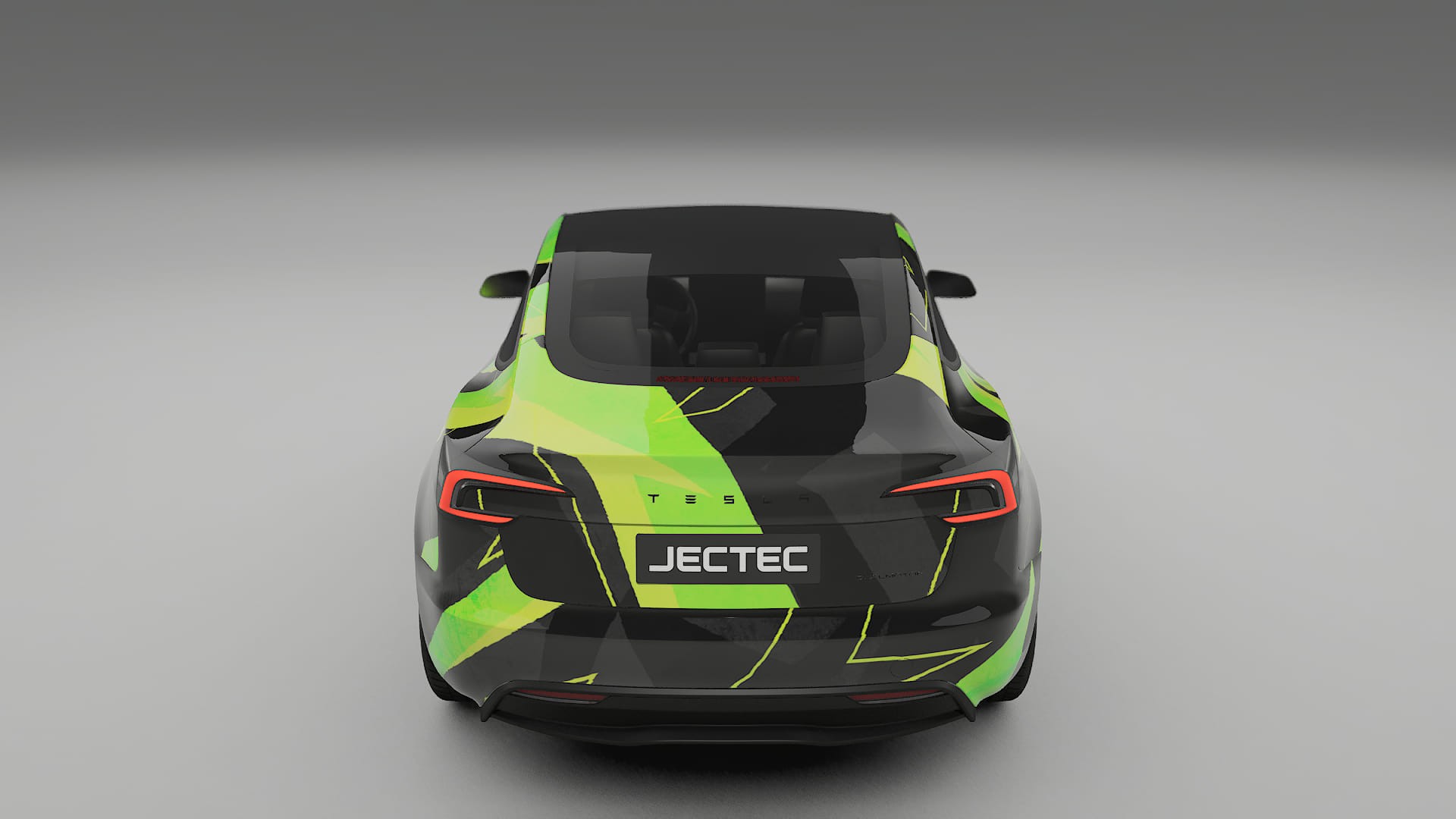 Tesla Model 3 Highland NINJA TURTLES – Ontworpen Wrap PPF Kit van Printbaar Polyurethaanfolie