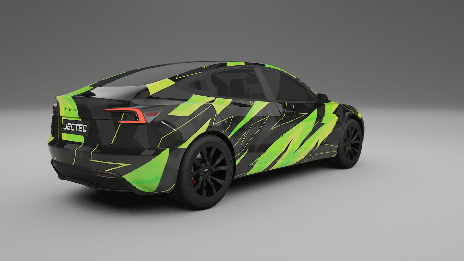 Tesla Model 3 Highland NINJA TURTLES – Ontworpen Wrap PPF Kit van Printbaar Polyurethaanfolie