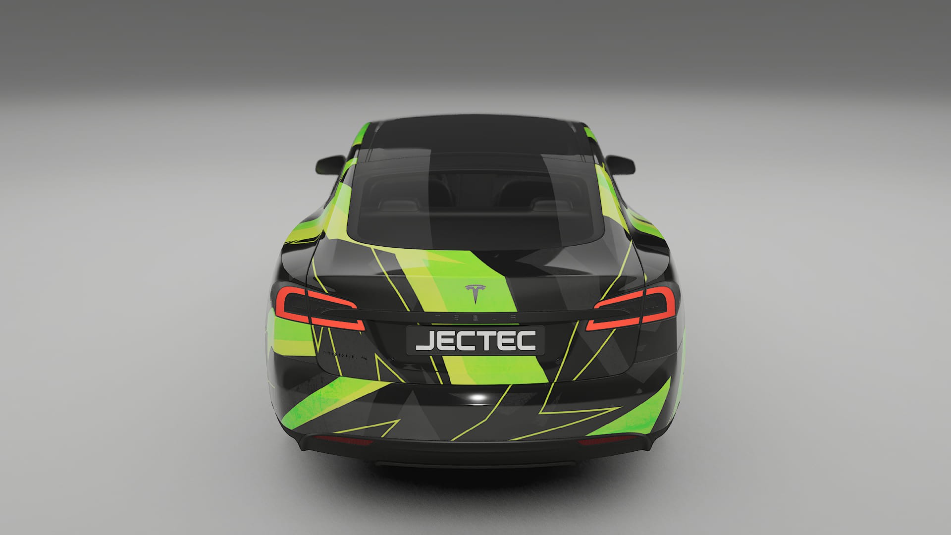 Tesla Model-S NINJA TURTLES – Ontworpen Wrap PPF Kit van Printbaar Polyurethaanfolie