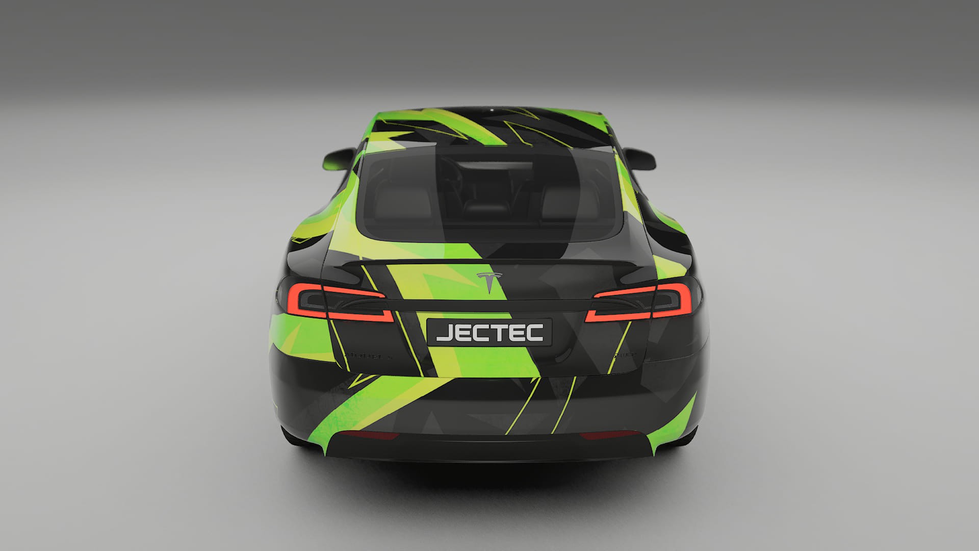 Tesla Model-S Refresh NINJA TURTLES – Ontworpen Wrap PPF Kit van Printbaar Polyurethaanfolie