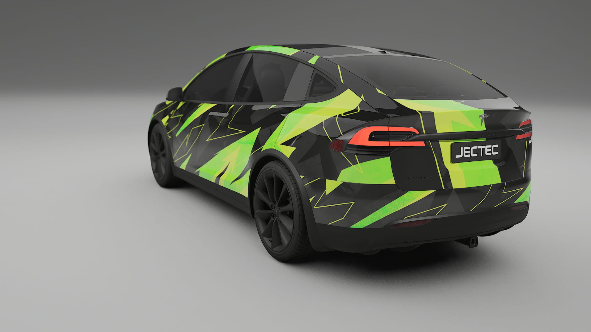 Tesla Model X NINJA TURTLES – Ontworpen Wrap PPF Kit van Printbaar Polyurethaanfolie