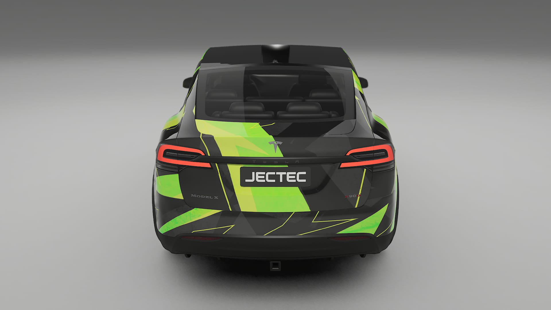 Tesla Model X NINJA TURTLES – Ontworpen Wrap PPF Kit van Printbaar Polyurethaanfolie
