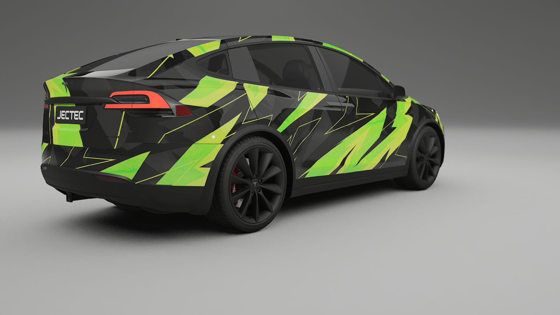Tesla Model X NINJA TURTLES – Ontworpen Wrap PPF Kit van Printbaar Polyurethaanfolie
