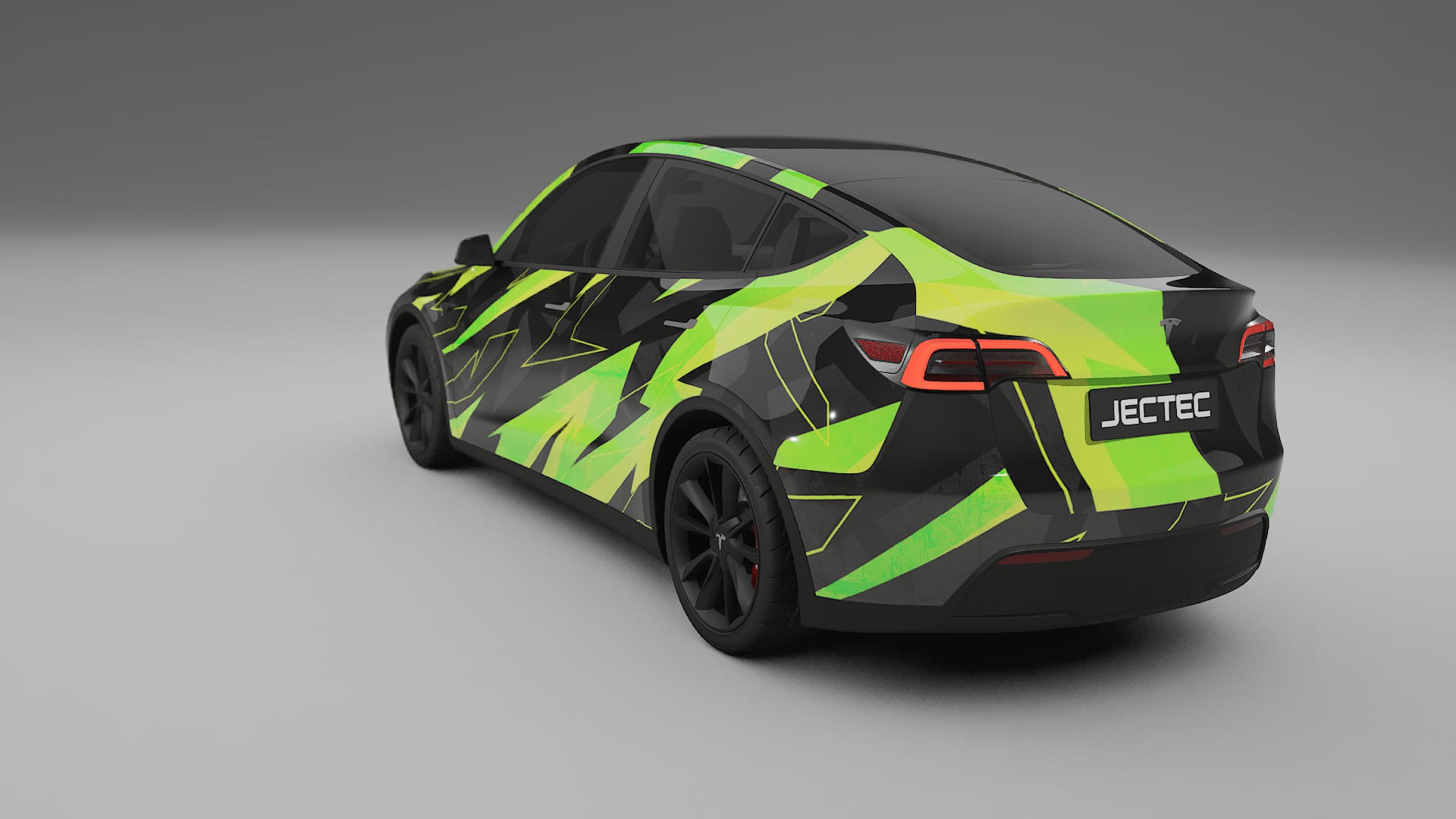 Tesla Model Y NINJA TURTLES – Ontworpen Wrap PPF Kit van Printbaar Polyurethaanfolie